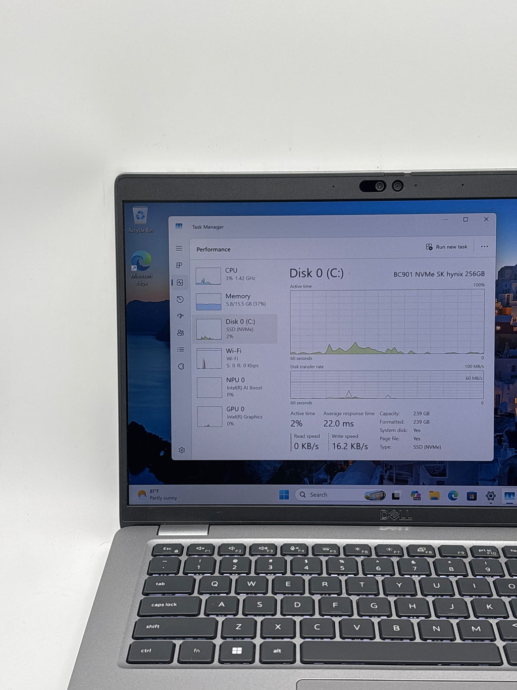 Dell Latitude 5450 Ultra 5 135U 16GB RAM 256GB SSD