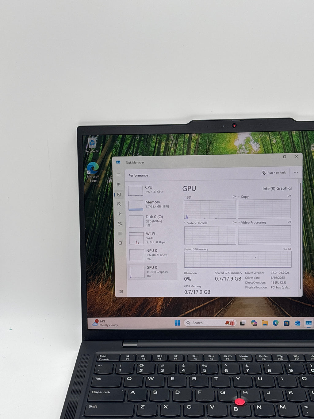 Lenovo ThinkPad T14s Gen 5 Ultra 5 135U 32GB RAM 512GB SSD - Remotely Managed