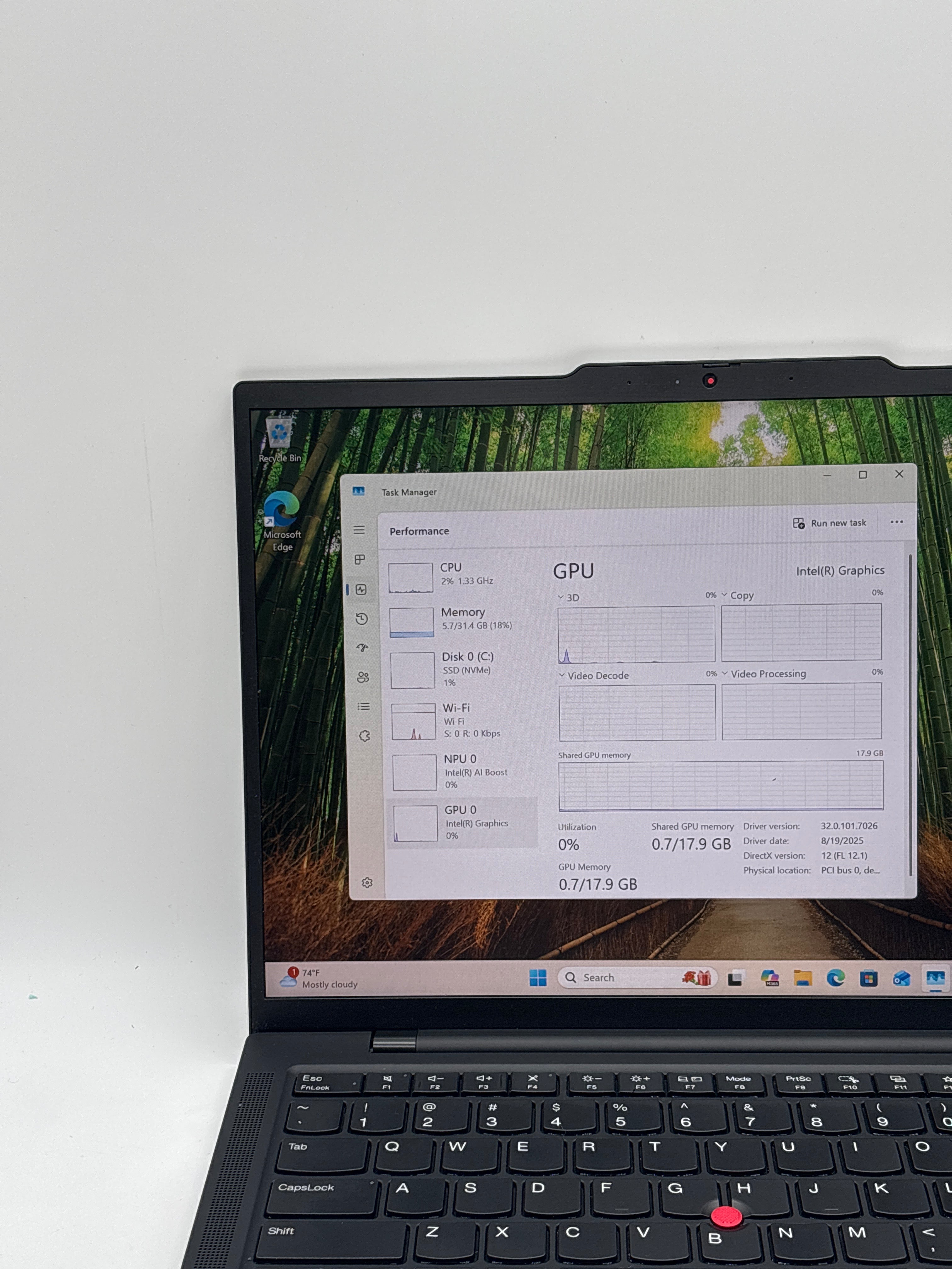 Lenovo ThinkPad T14s Gen 5 Ultra 5 135U 32GB RAM 512GB SSD - Remotely Managed