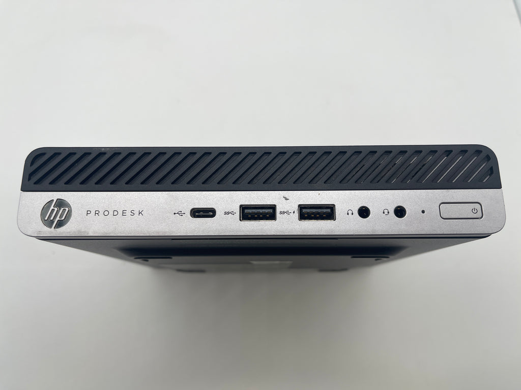 HP ProDesk 600 G4 Mini Desktop 12GB RAM 256GB SSD i5 8th Gen Black Used