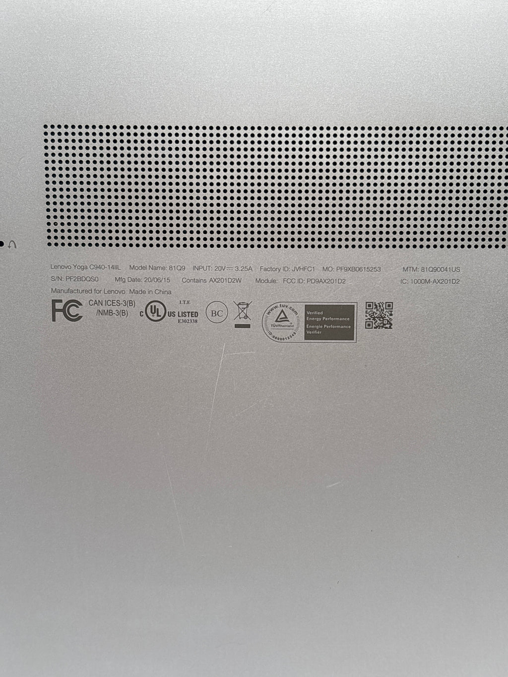 Lenovo Yoga C940-14IIL i7-1065G7 16GB RAM 512GB SSD