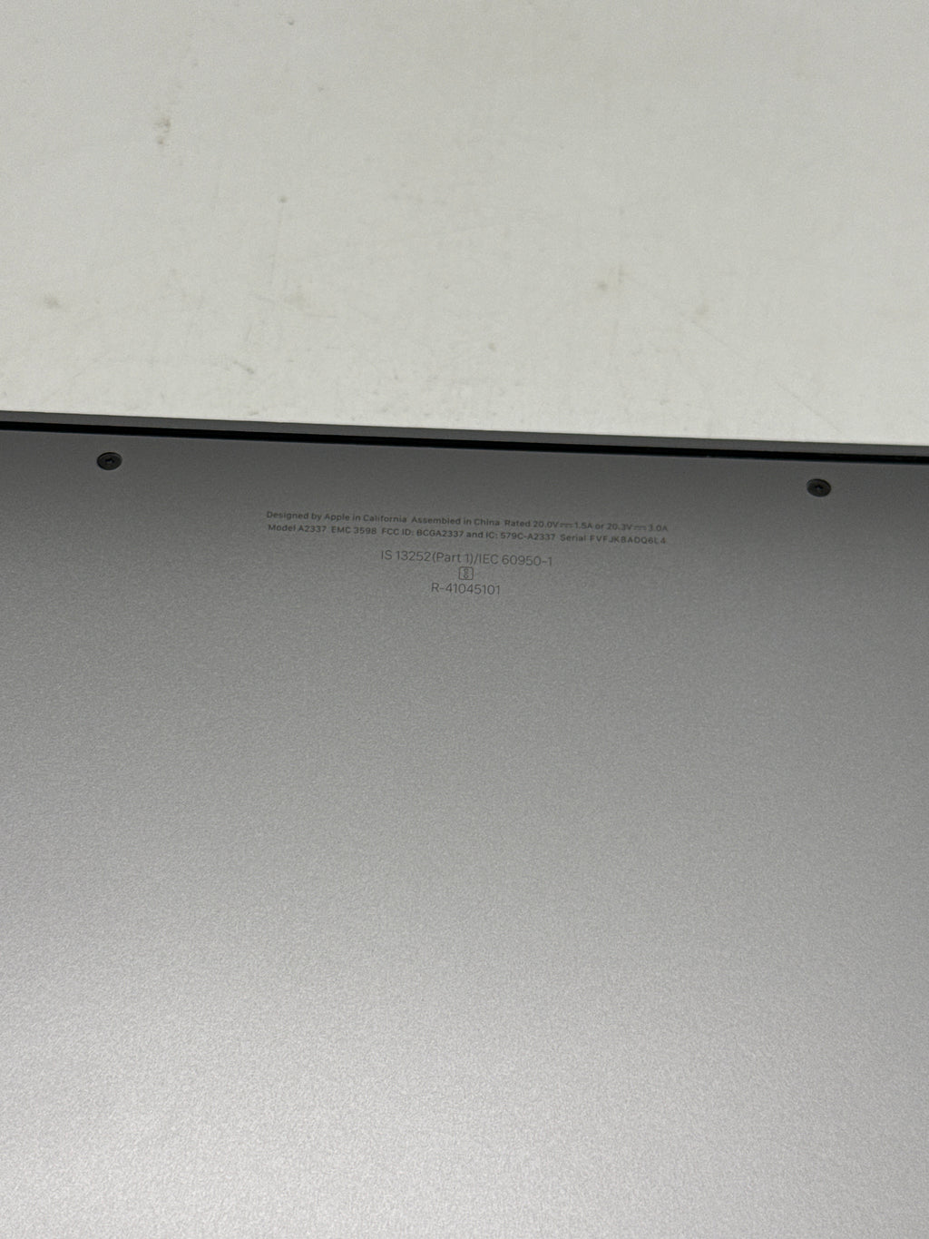 Apple MacBook Air 13" M1 A2337 8GB RAM 256GB SSD - Used