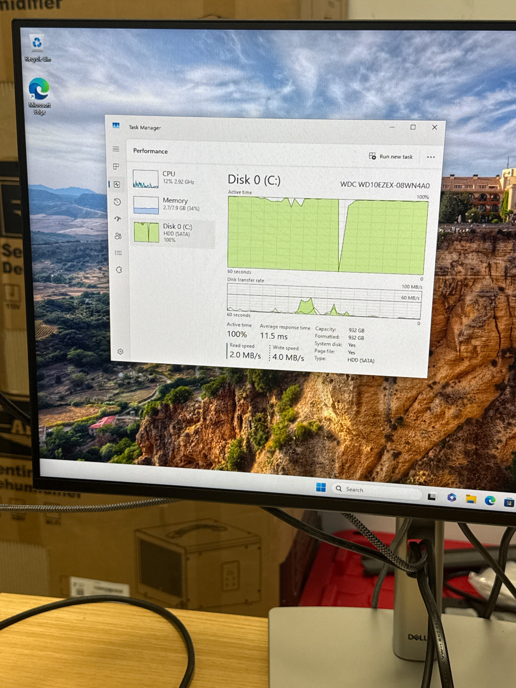 Lenovo ThinkCentre M900 i7-6700 8GB RAM 1TB HDD - Bad HDD