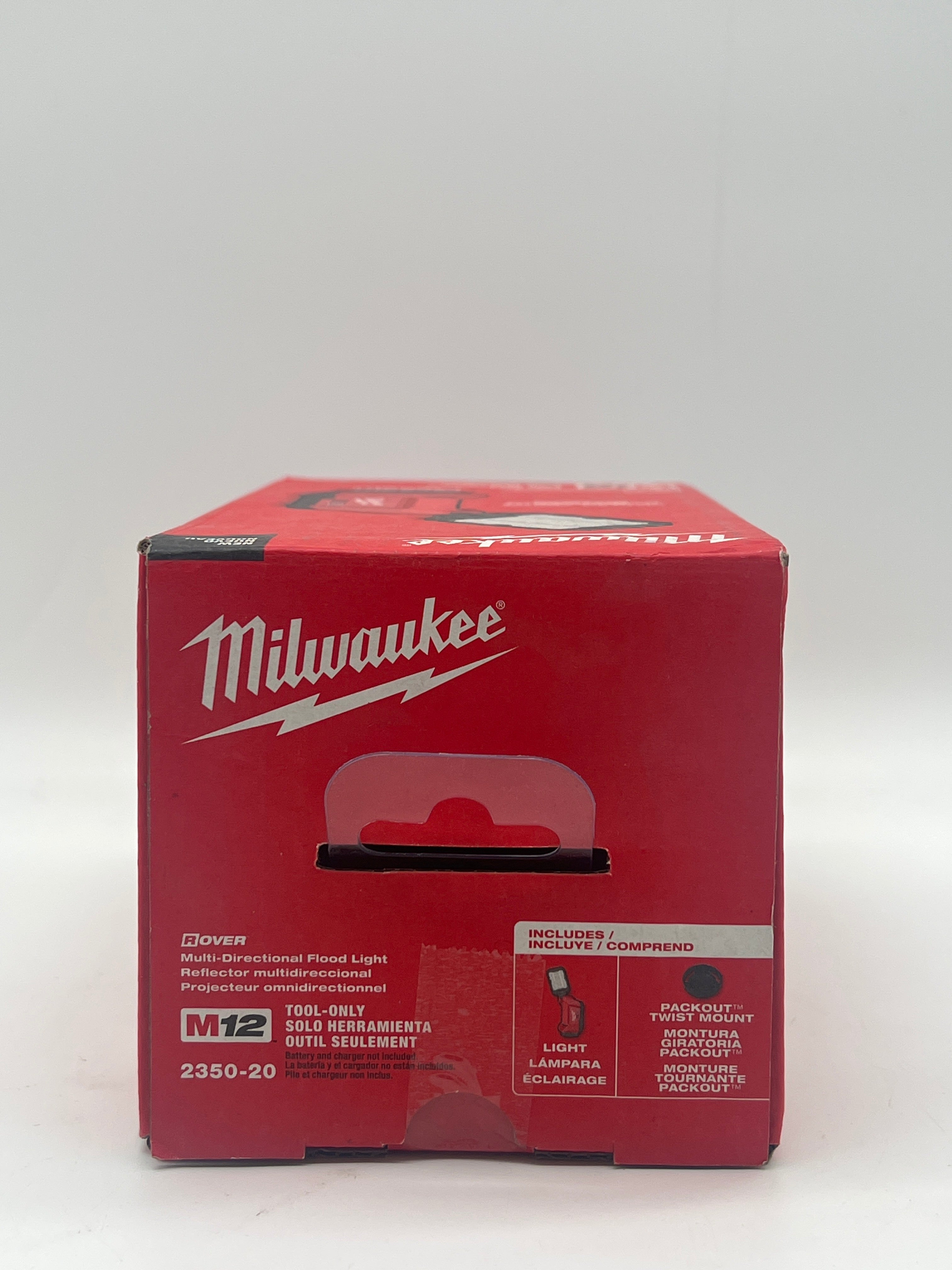 Milwaukee 2350-20 Work Light 12V New In Box Red
