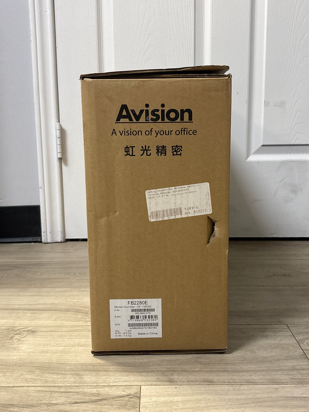 Avision DF-1002S Scanner White - New In Box