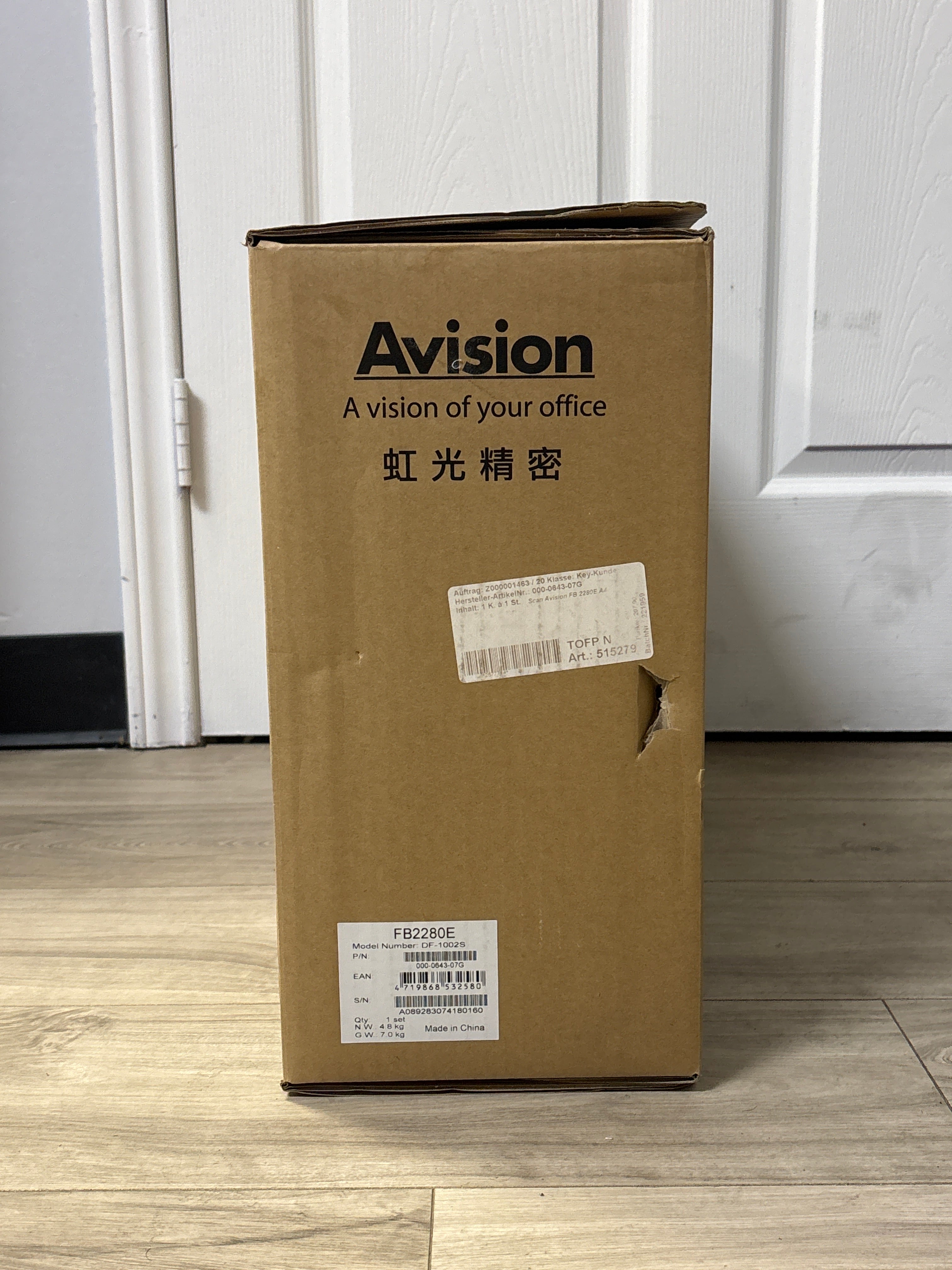 Avision DF-1002S Scanner White - New In Box