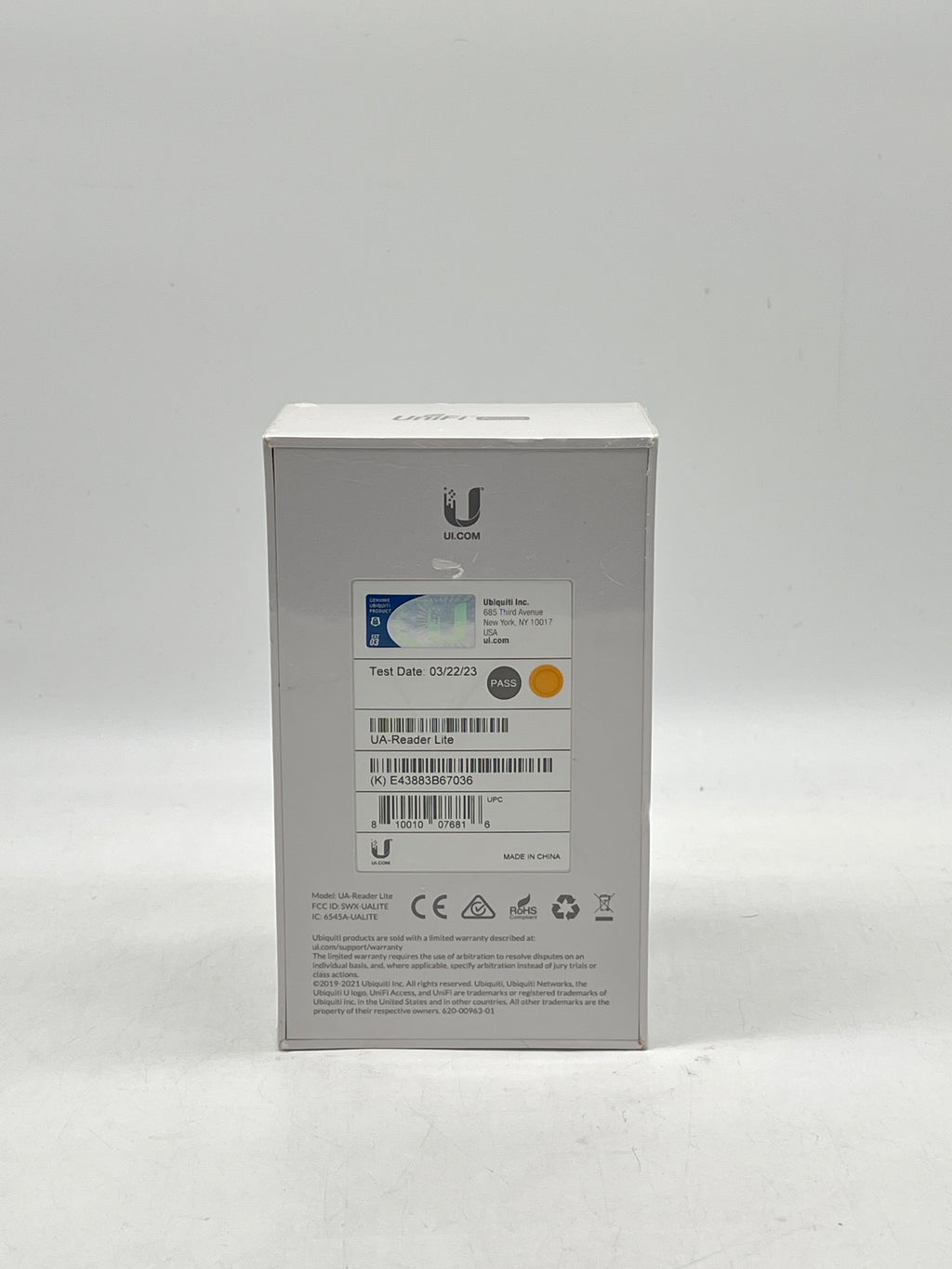 Ubiquiti UniFi Access Reader Lite NFC PoE White - New