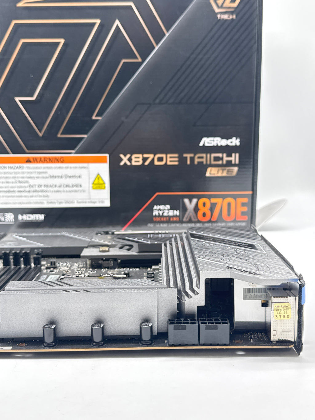 ASRock X870E Taichi Lite AM5 EATX Motherboard DDR5 Wi-Fi 7 - Used