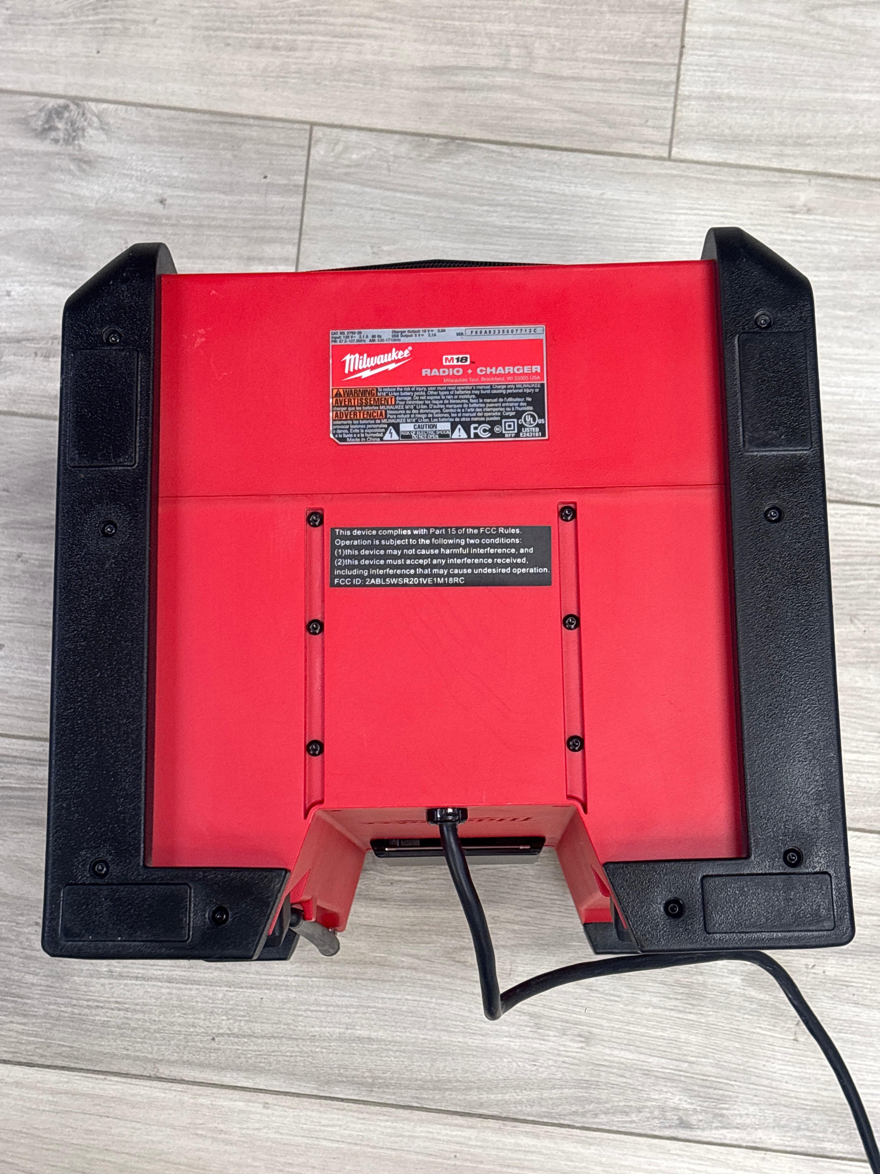 Milwaukee Electric Tool 2792-20 M18 Job Radio/Charger