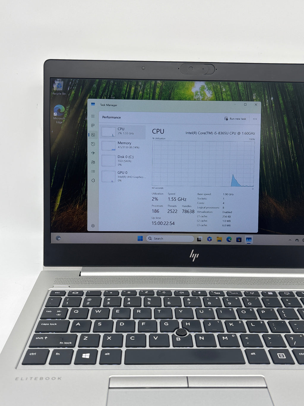 HP EliteBook 840 G6 Core i5-8365U 32GB RAM 256GB SSD - Used