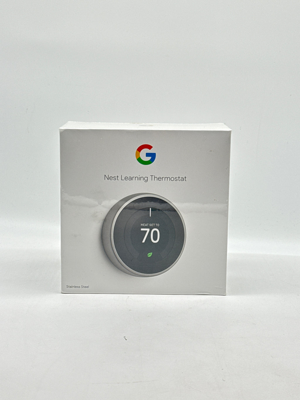 Google Nest Smart Learning Thermostat - Stainless Steel