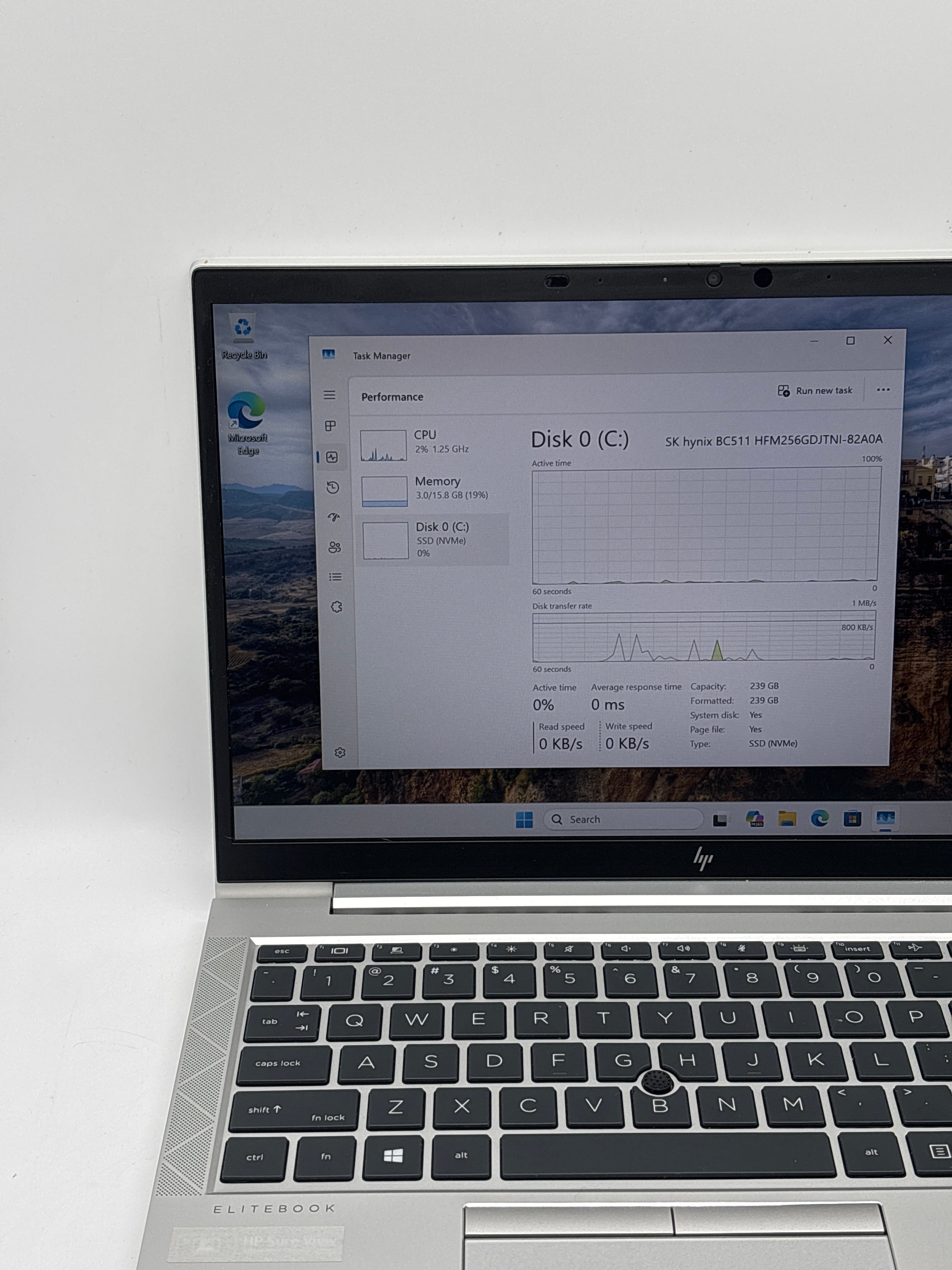 HP EliteBook 840 G7 14" i5-10310U 8GB RAM 256GB SSD - Bios Locked/Remotely Managed