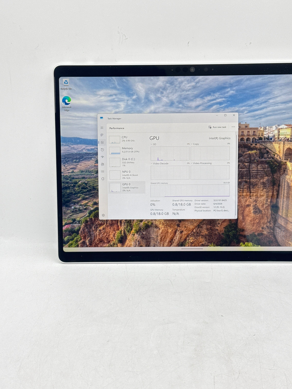 Microsoft Surface Pro 10 13" Intel Core Ultra 5 135U 32GB RAM 256GB SSD Wi-Fi - Used