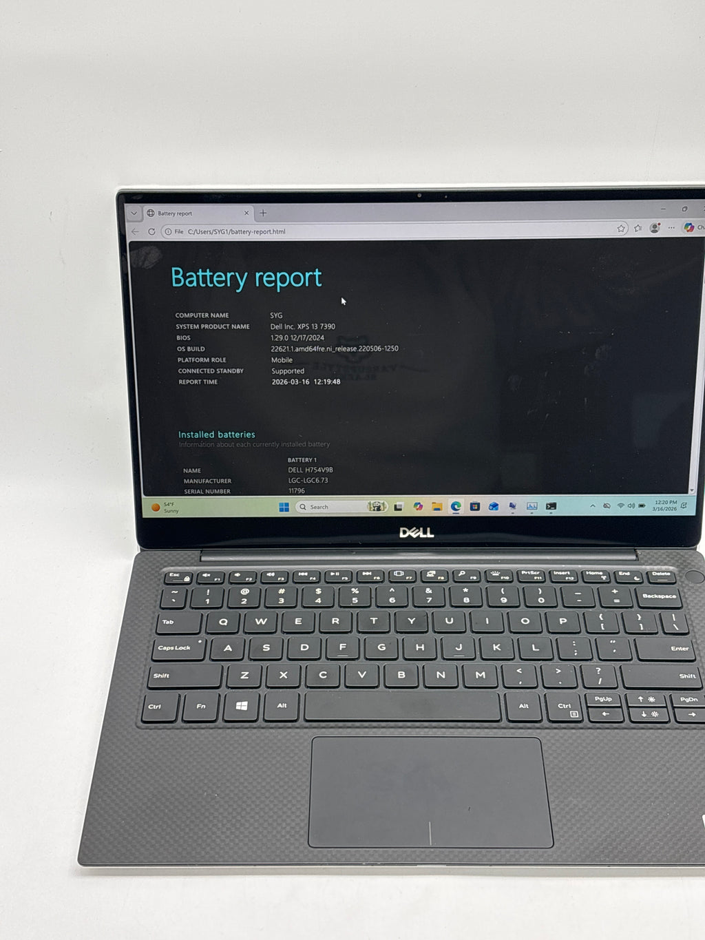 Dell XPS 13 7390 i7-10710U 16GB RAM 512GB SSD - Used