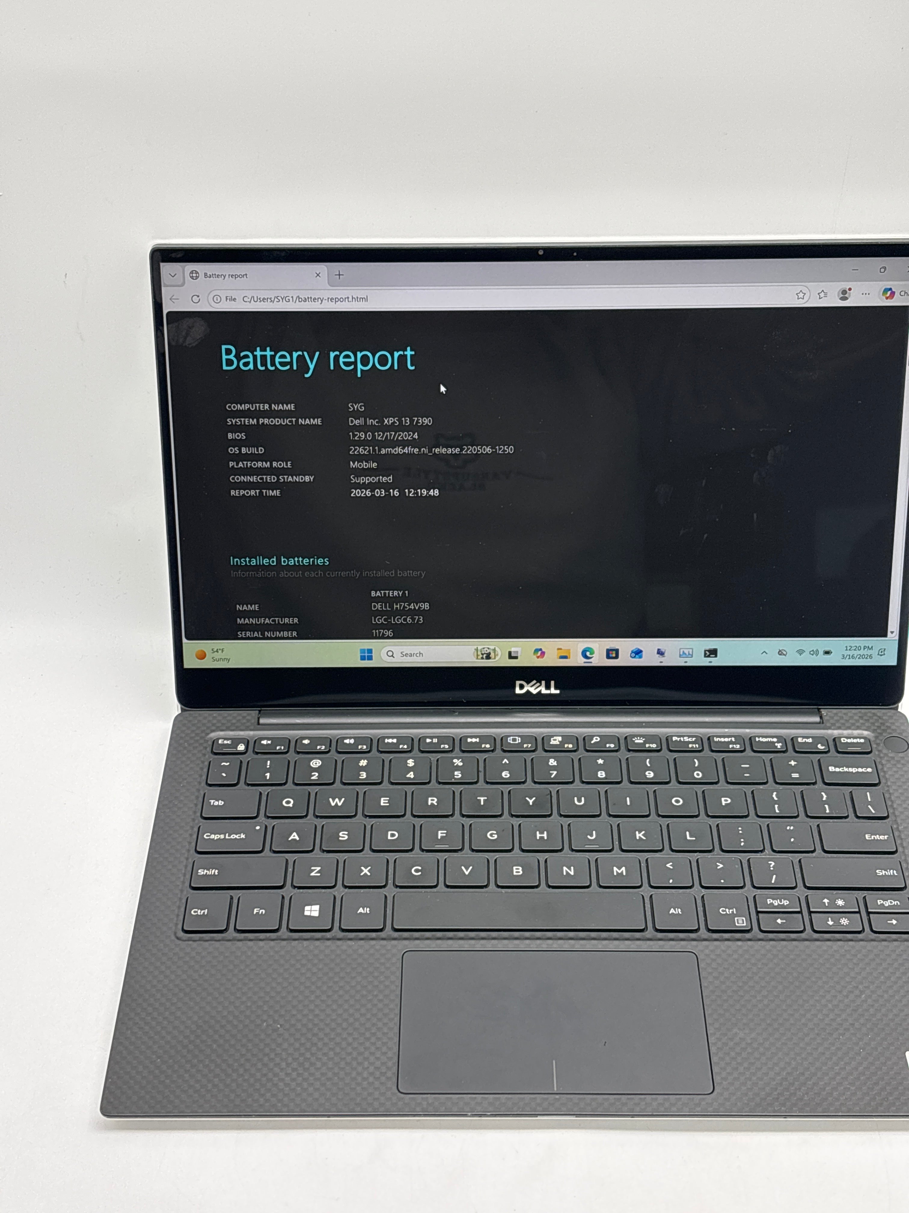 Dell XPS 13 7390 i7-10710U 16GB RAM 512GB SSD - Used