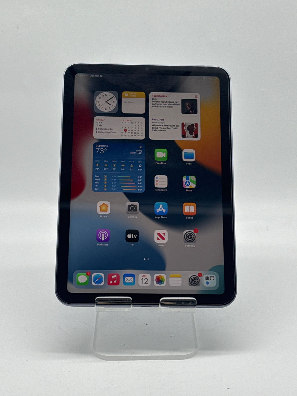 Apple iPad Mini 6th Gen A2567 64GB Wi-Fi 8.3in Purple - Used