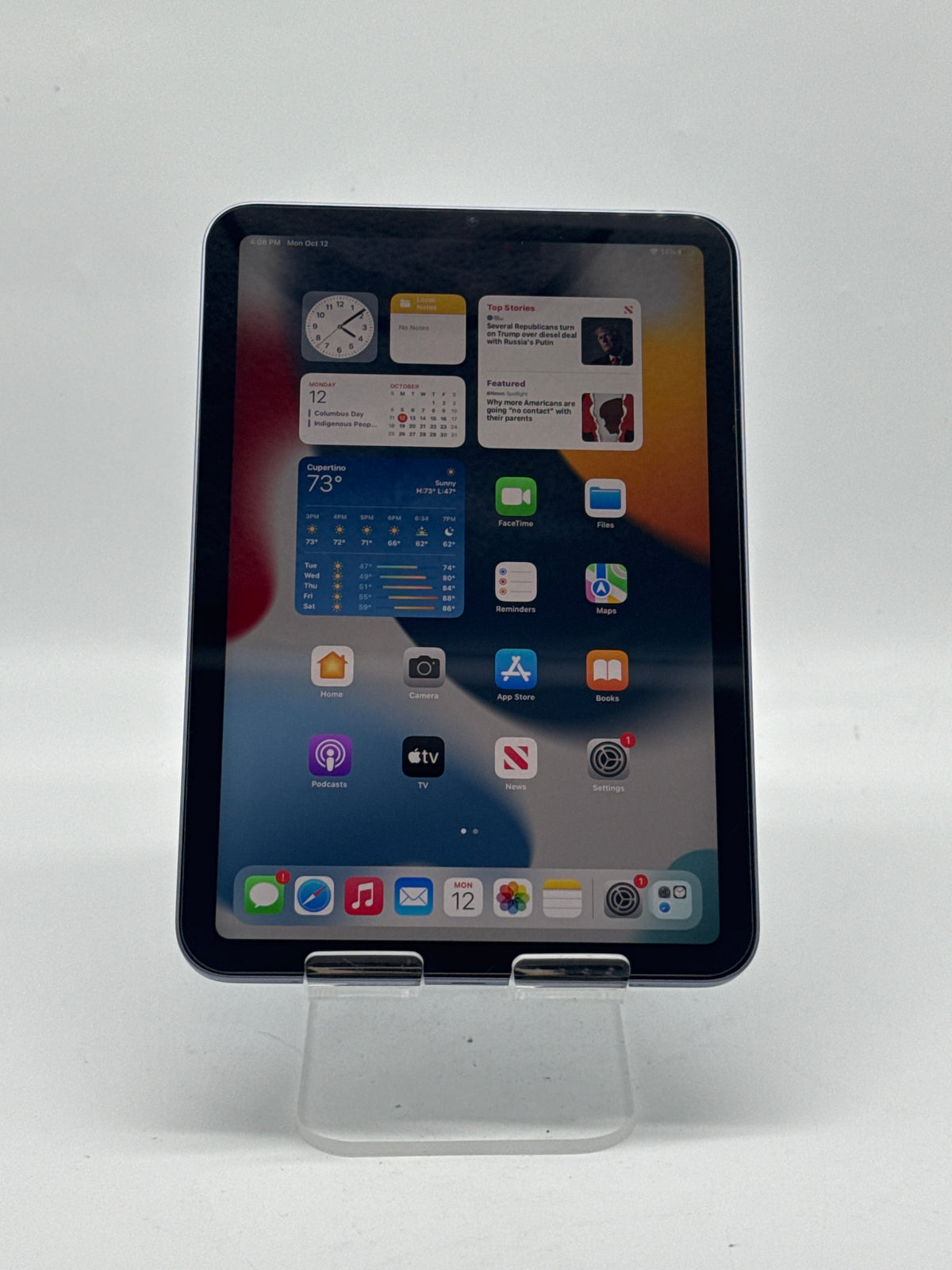 Apple iPad Mini 6th Gen A2567 64GB Wi-Fi 8.3in Purple - Used