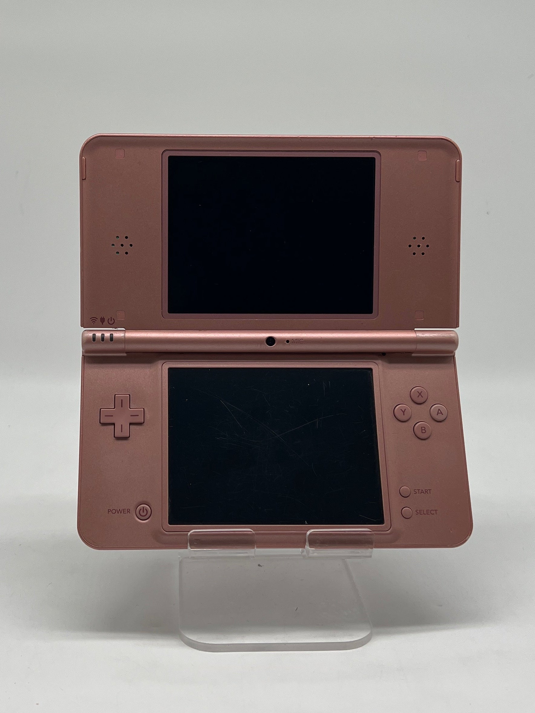 Nintendo DSi XL Pink With 5 Games - For Parts (Game Slot Not Functioning)