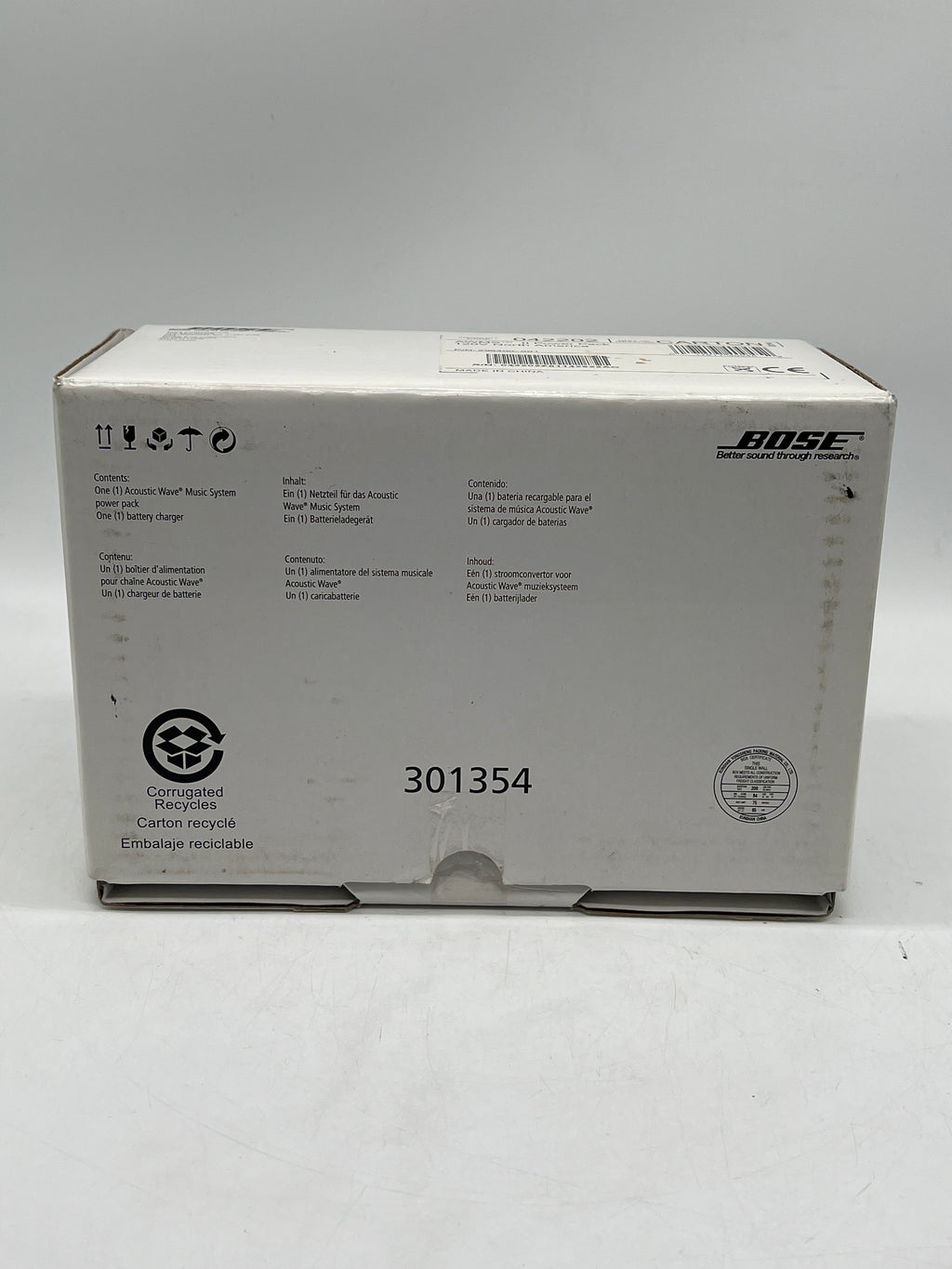 Bose Acoustic Wave II Power Pack & Battery Model 042202 - Open Box