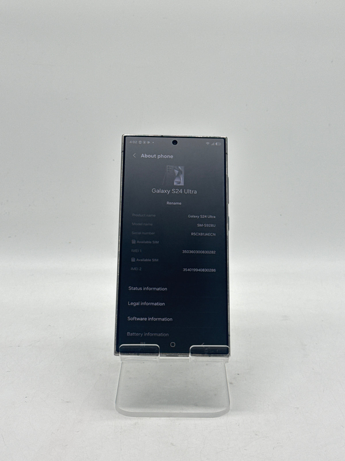 Samsung Galaxy S24 Ultra 6.8" 256GB Black SM-S928U - T-Mobile Only