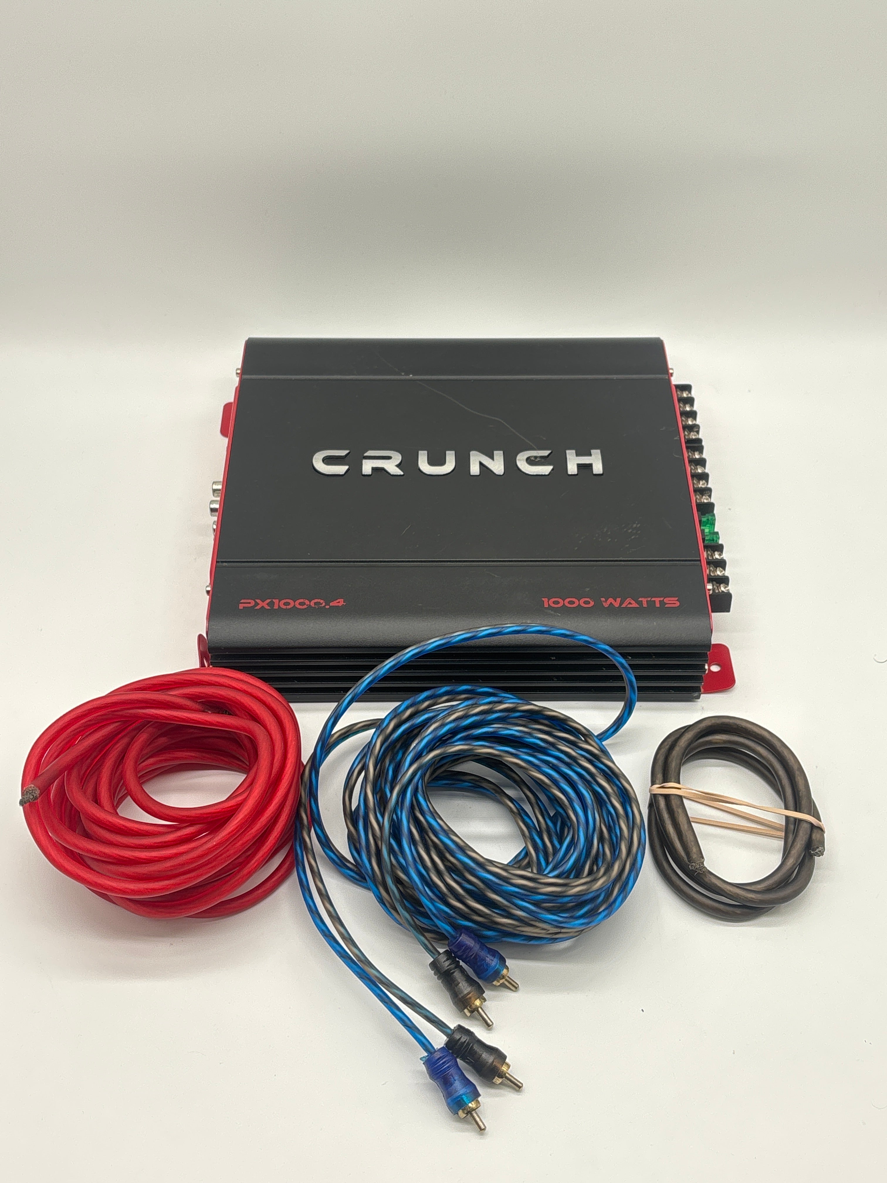 TX01-27470 Crunch PX-1025.4 Car Audio Amplifier 1000W RMS 4 Channels Black Condition B