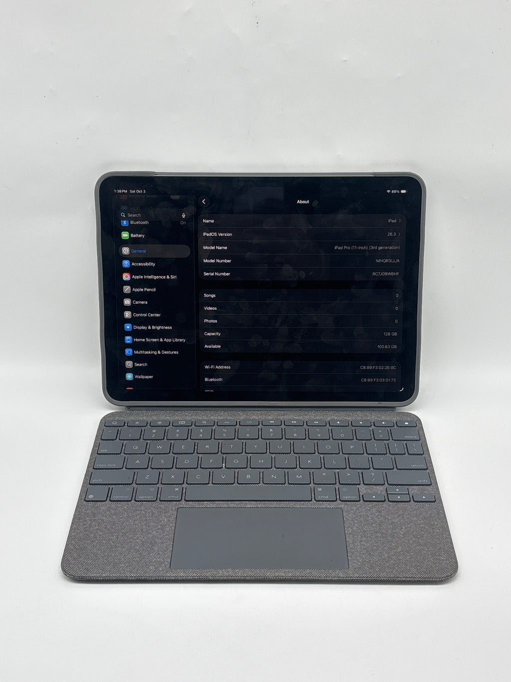 Apple iPad Pro 11in 3rd Gen M1 A2377 128GB Wi-Fi Space Gray - Used