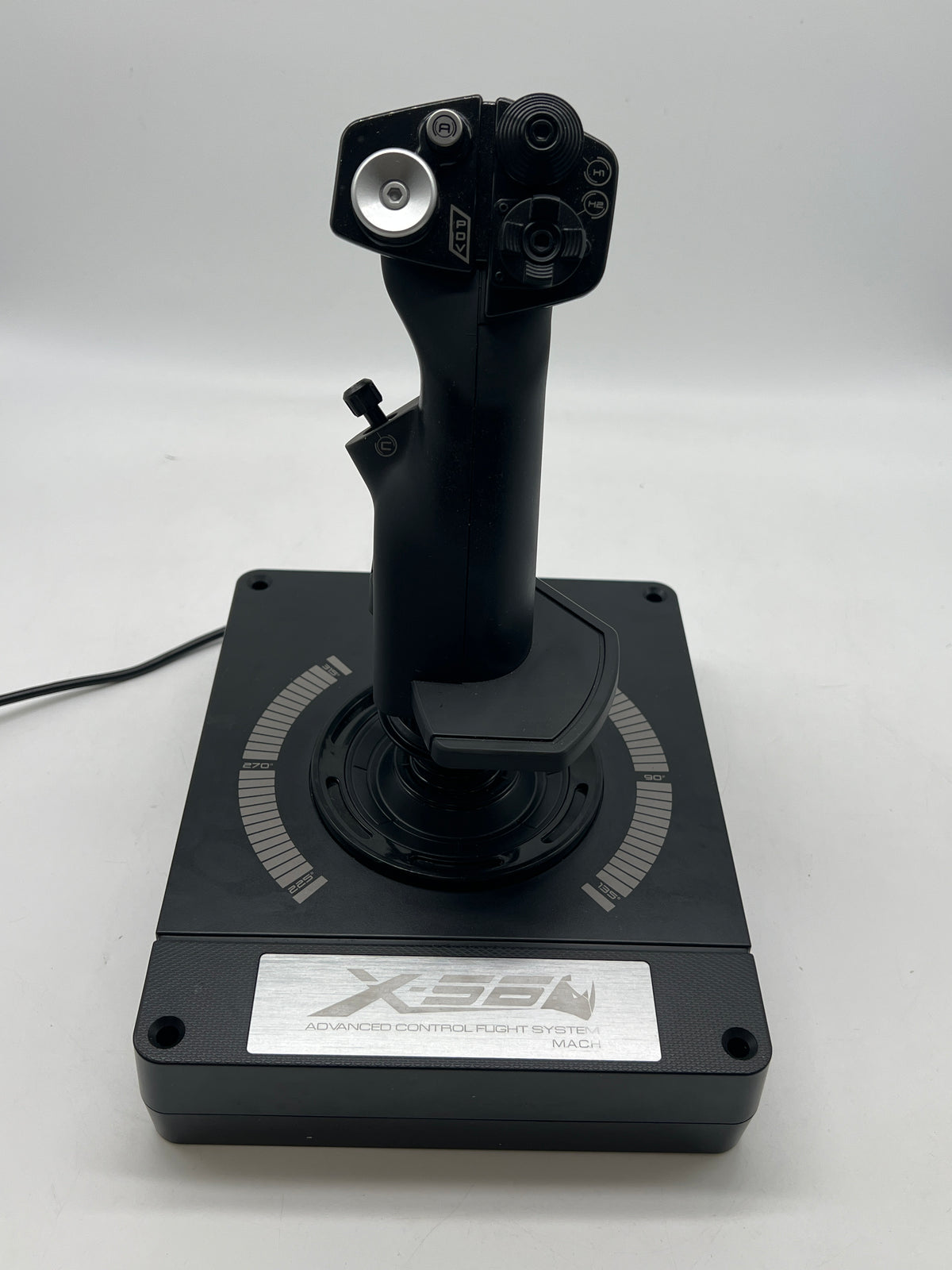 Logitech X56 HOTAS Flight Stick Controller PC Black Used
