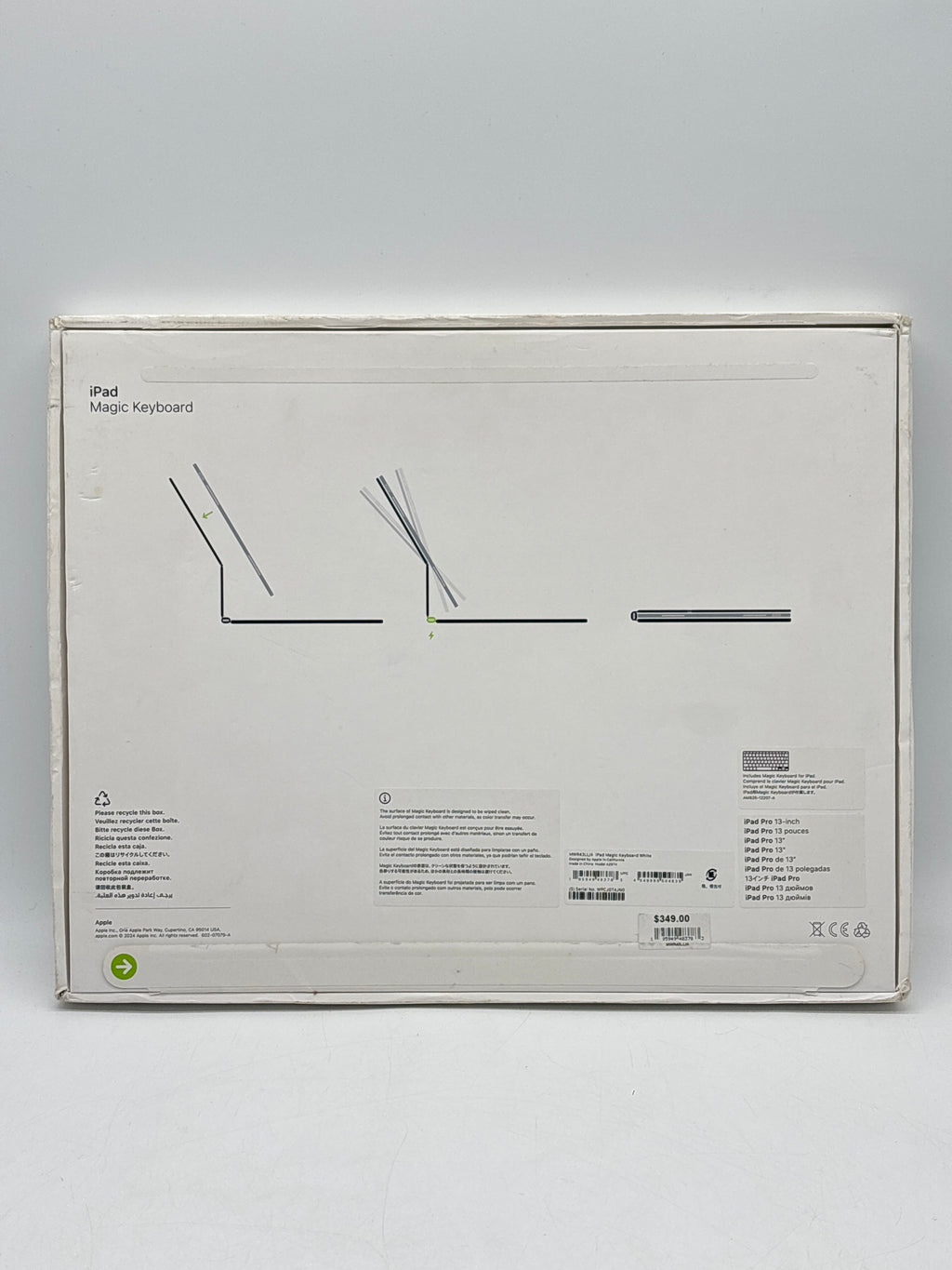 Apple Magic Keyboard A2974 White - Used With Box