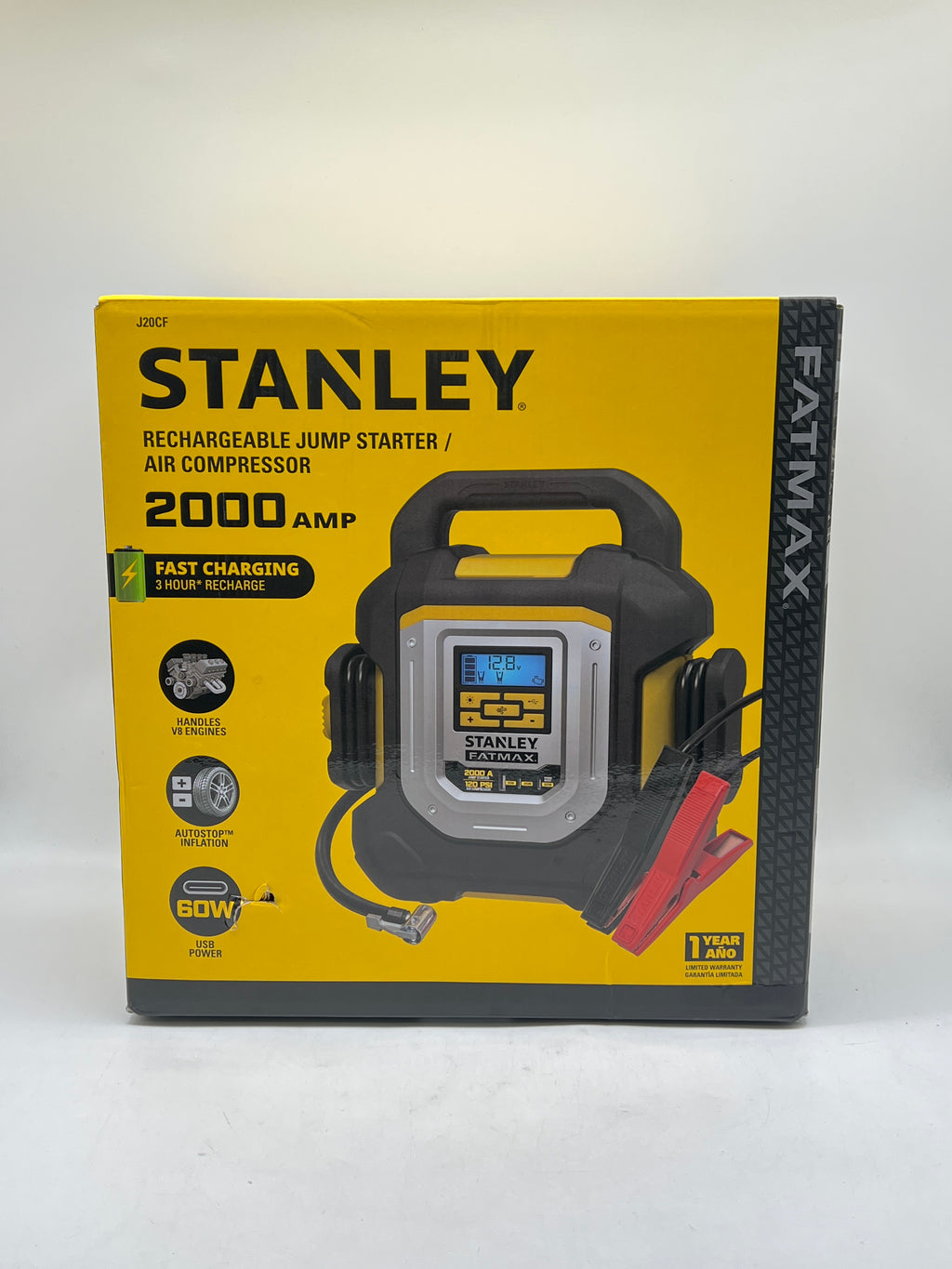 Stanley JC20F 2000 Amp Jump Starter Black - New