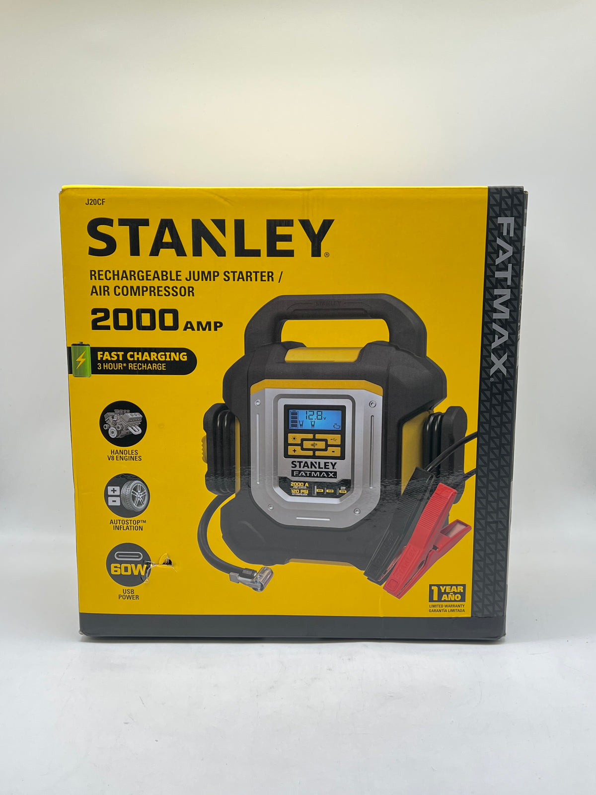 Stanley JC20F 2000 Amp Jump Starter Black - New