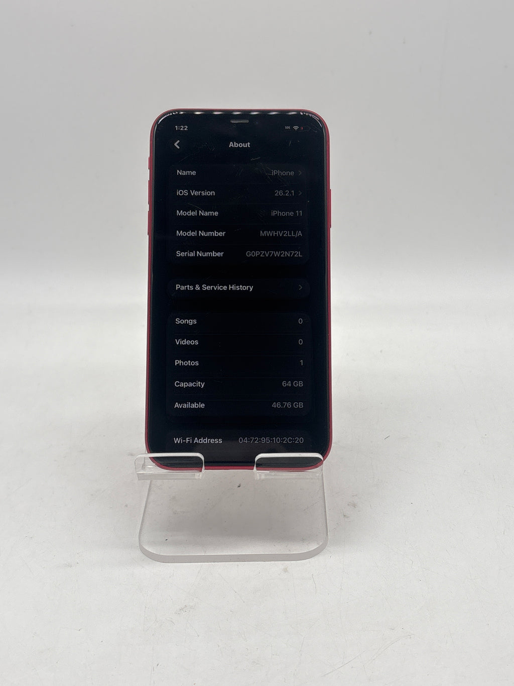 ATT Apple iPhone 11 64GB Red