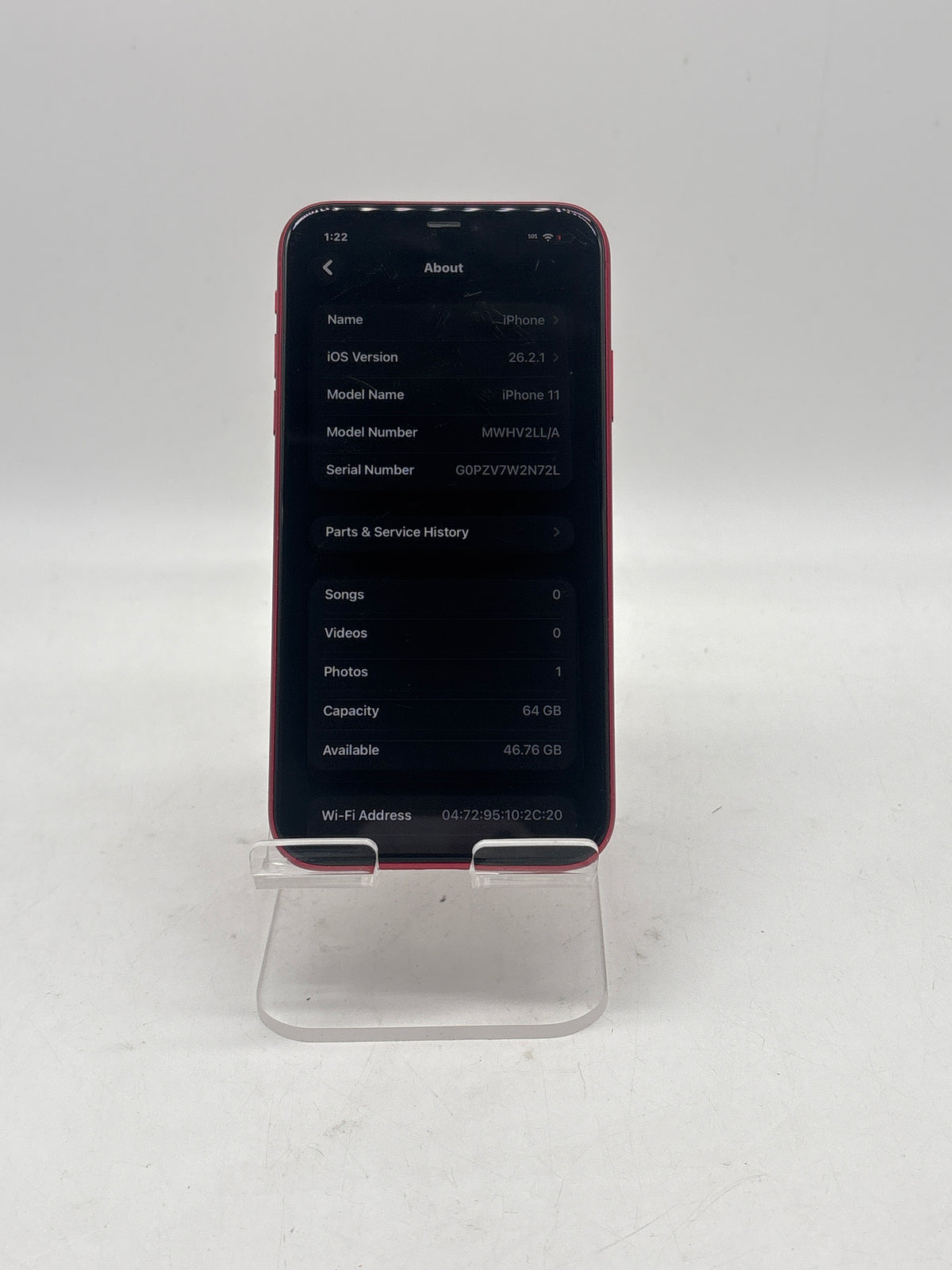 ATT Apple iPhone 11 64GB Red
