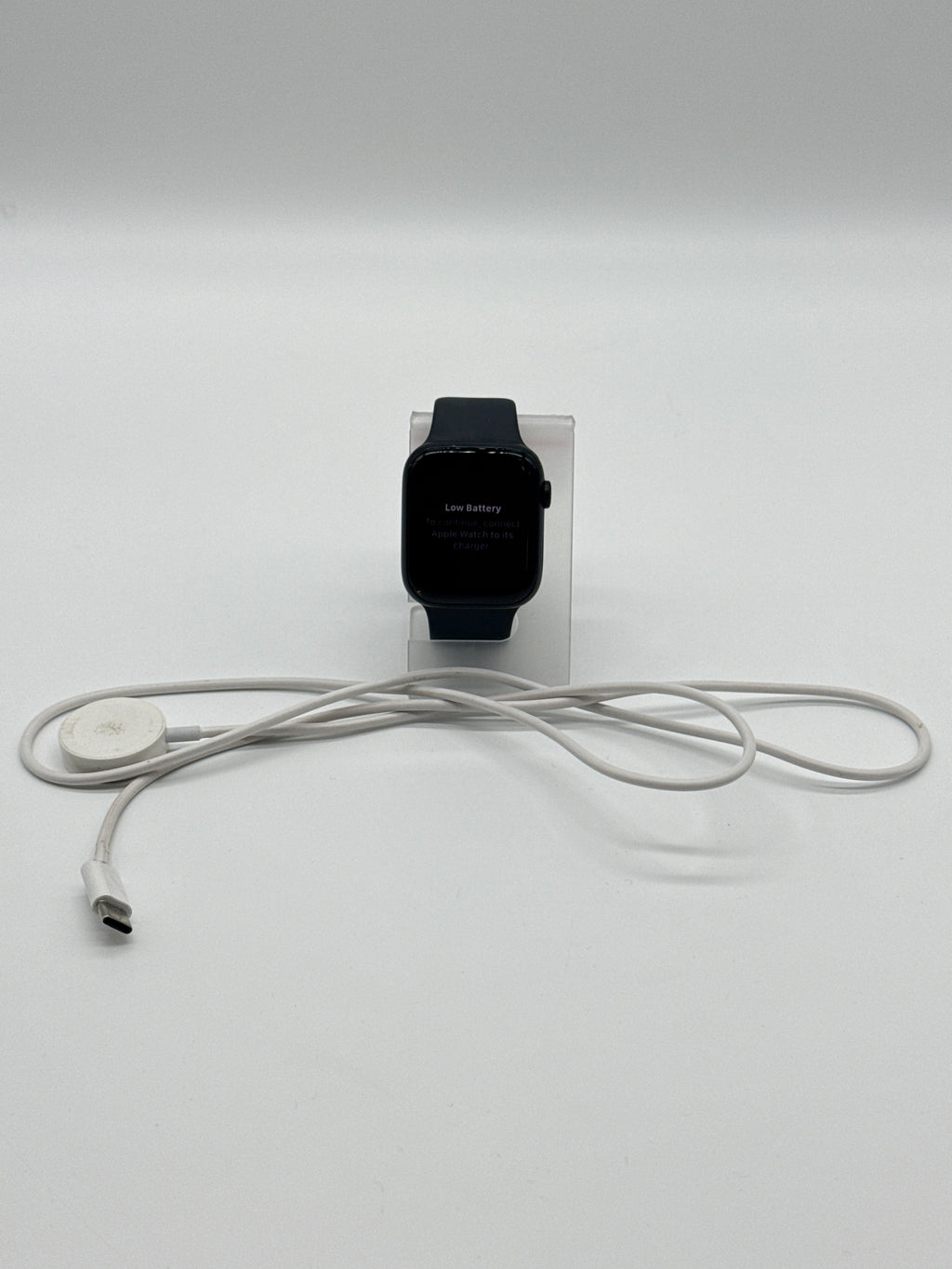Apple Watch Series 7 Cellular 45mm Black MKJ93LLA 32GB Unlocked Used