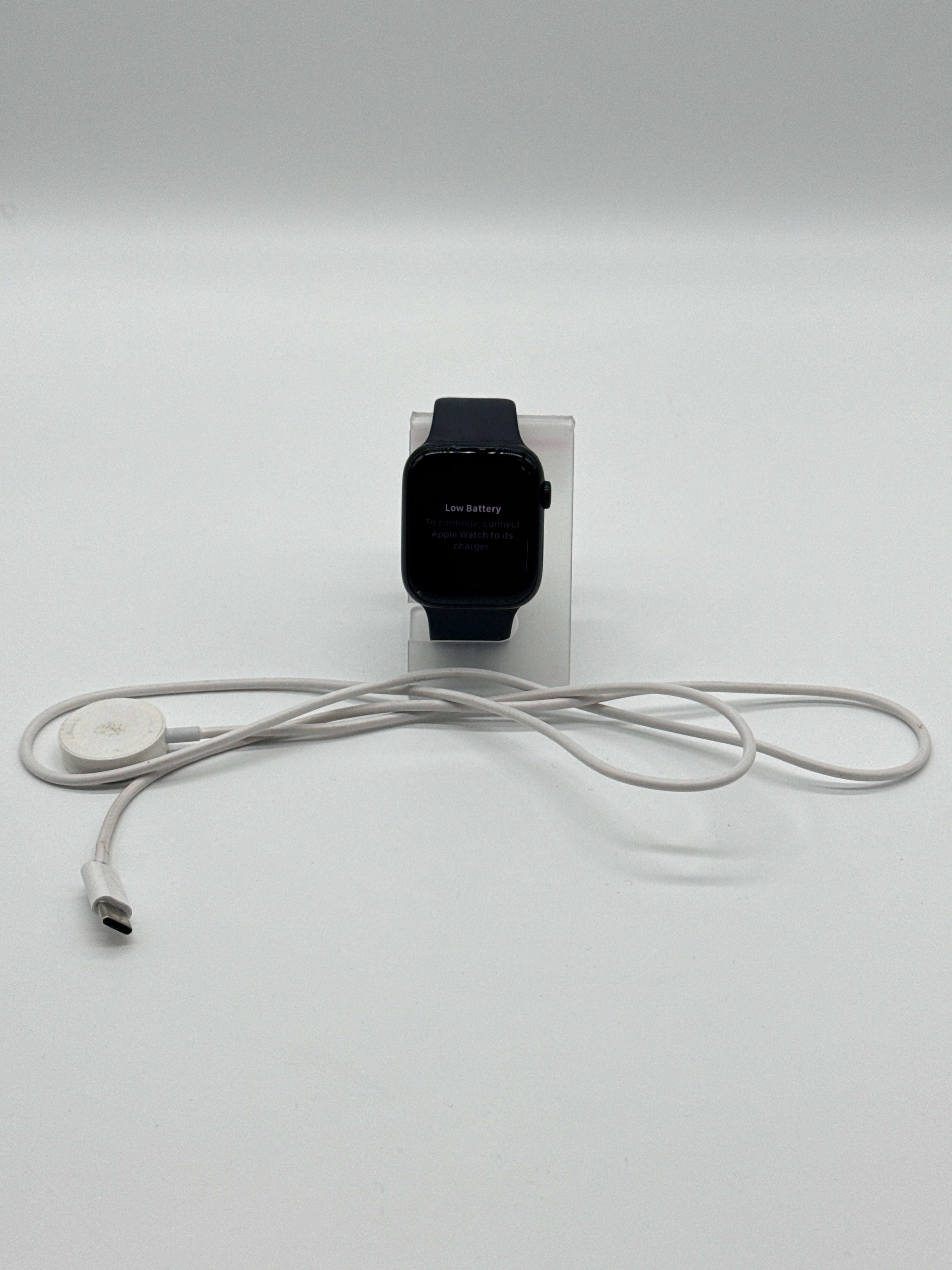 Apple Watch Series 7 Cellular 45mm Black MKJ93LLA 32GB Unlocked Used