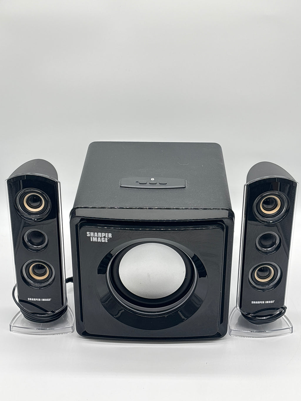 Sharper Image Multimedia Speaker Set SBT2002BK Black