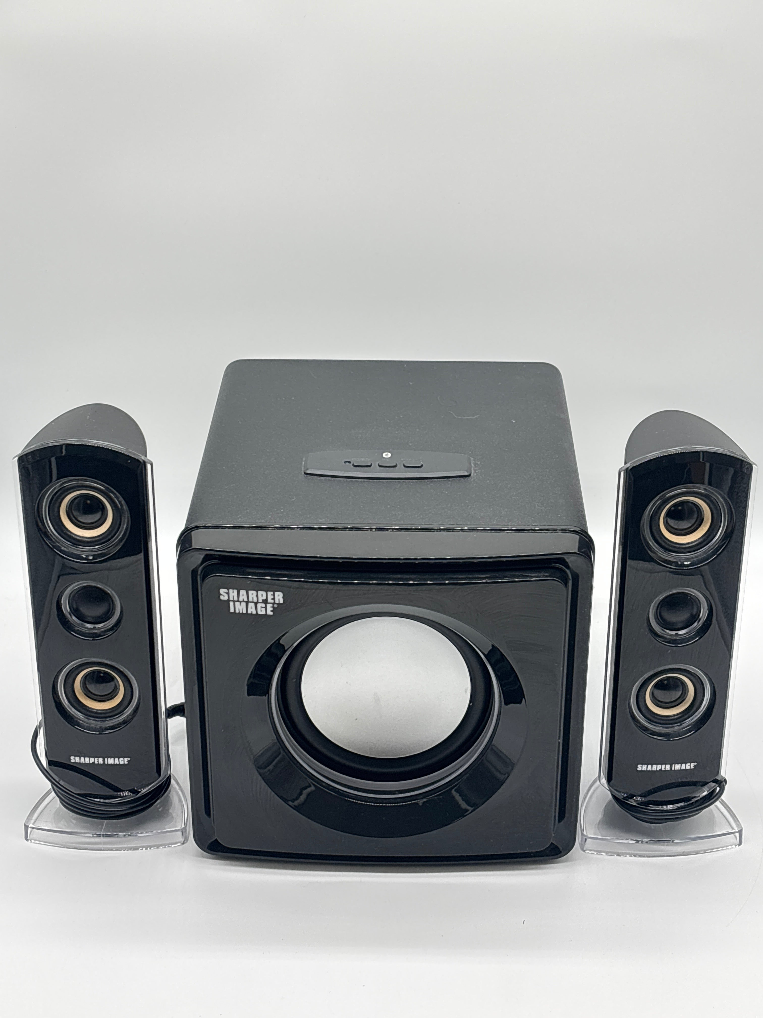 Sharper Image Multimedia Speaker Set SBT2002BK Black