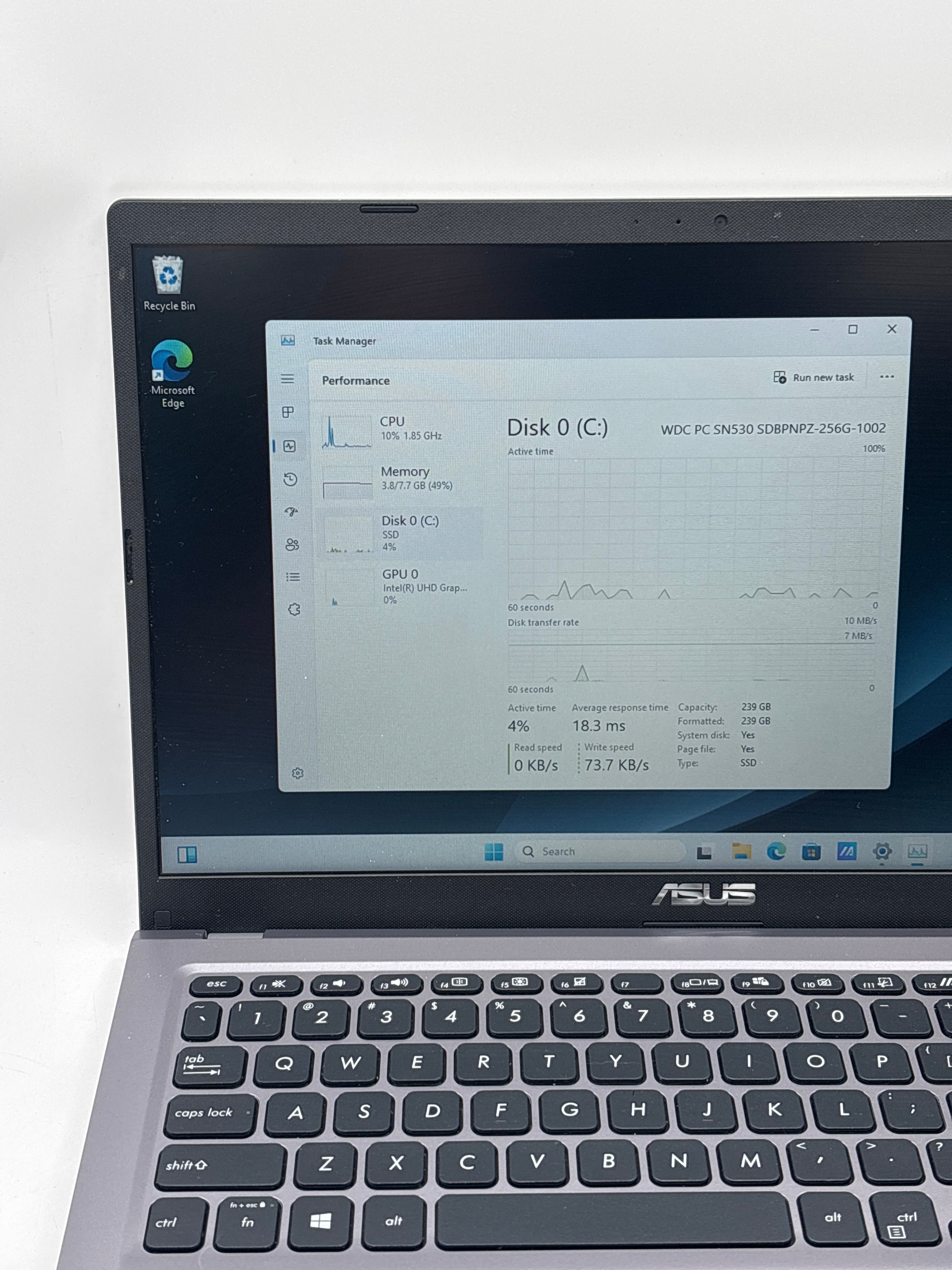 ASUS VivoBook X515J 15.6" i3-1005G1 8GB RAM 256GB SSD