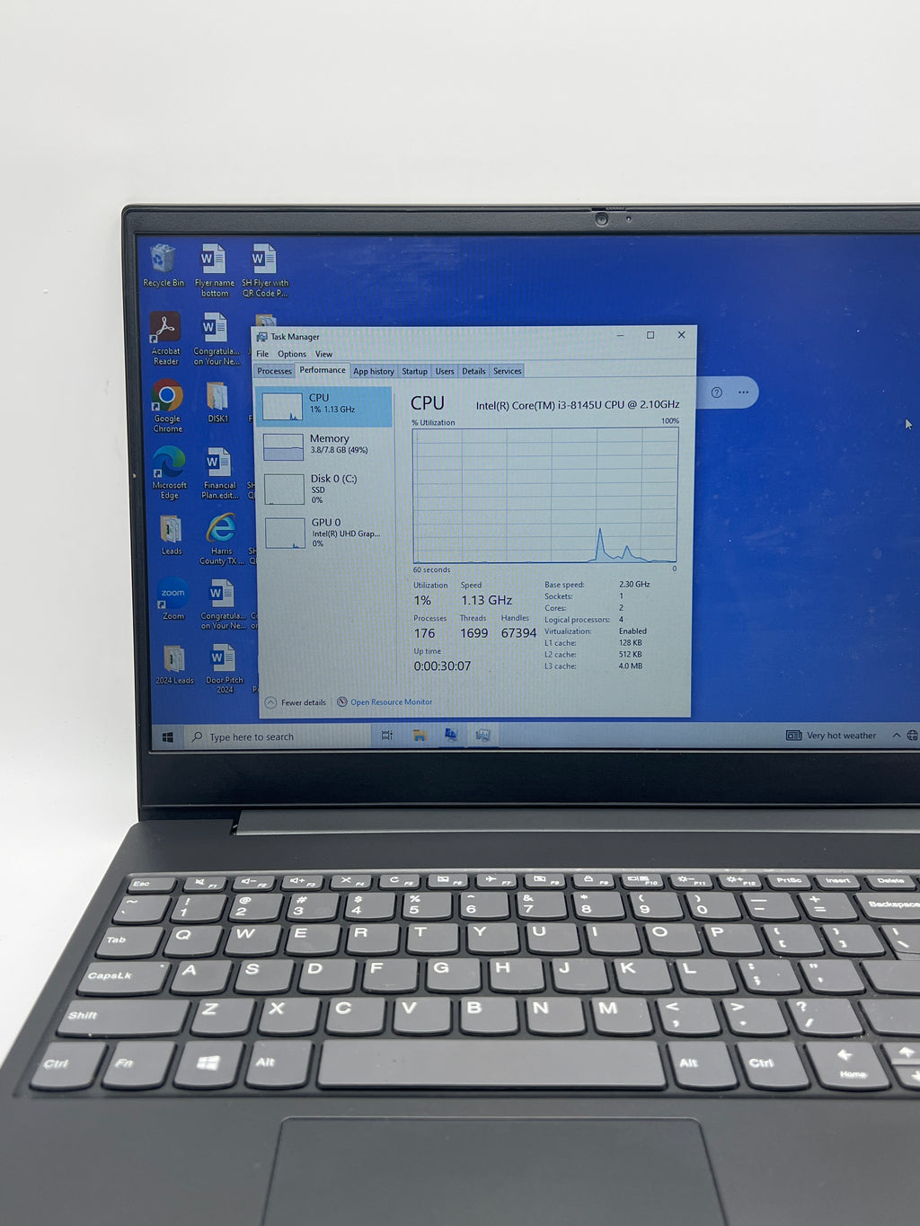 Lenovo IdeaPad S340-81N8 i3 8145U 8GB RAM 128GB SSD - Used