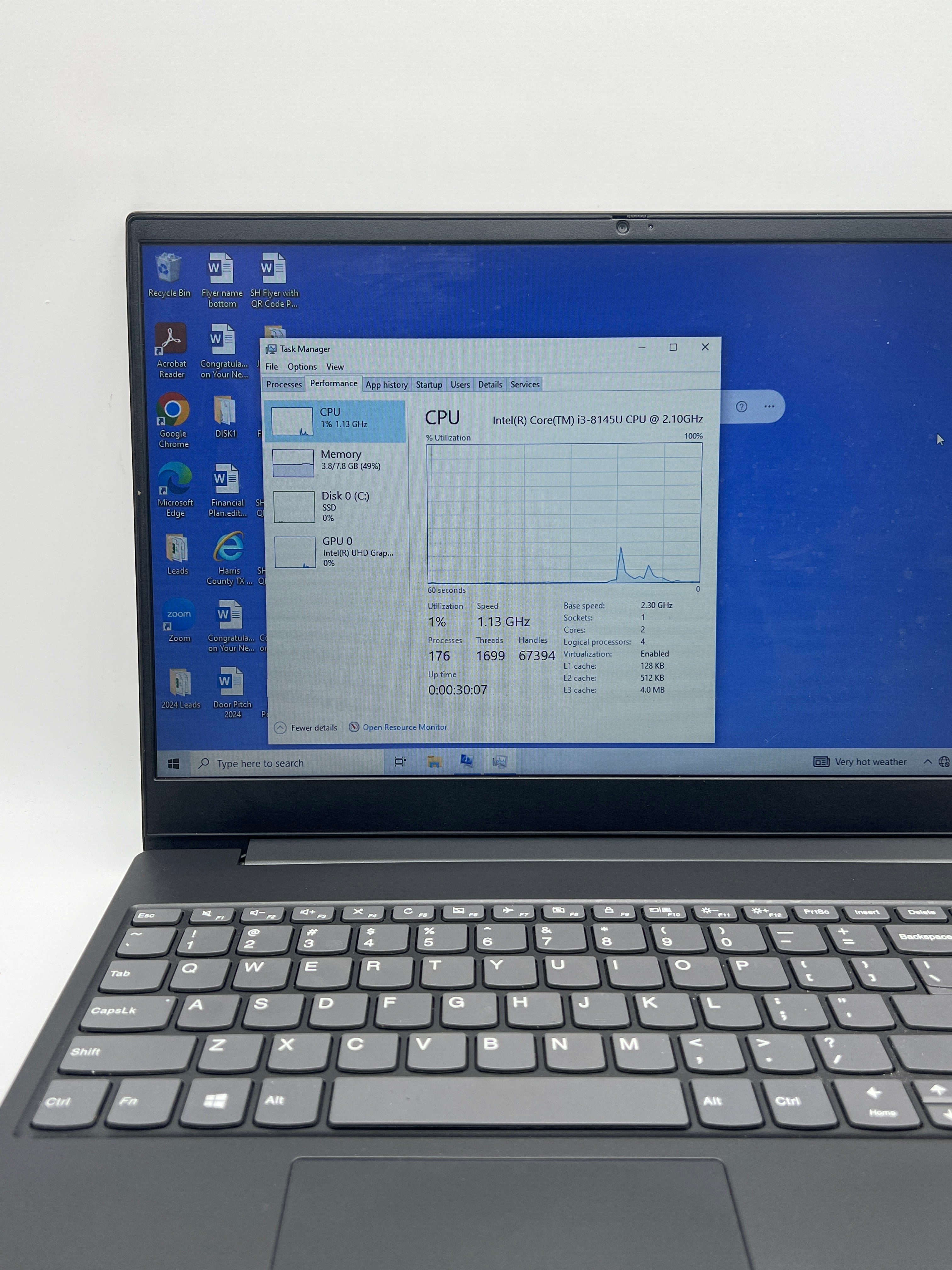 Lenovo IdeaPad S340-81N8 i3 8145U 8GB RAM 128GB SSD - Used