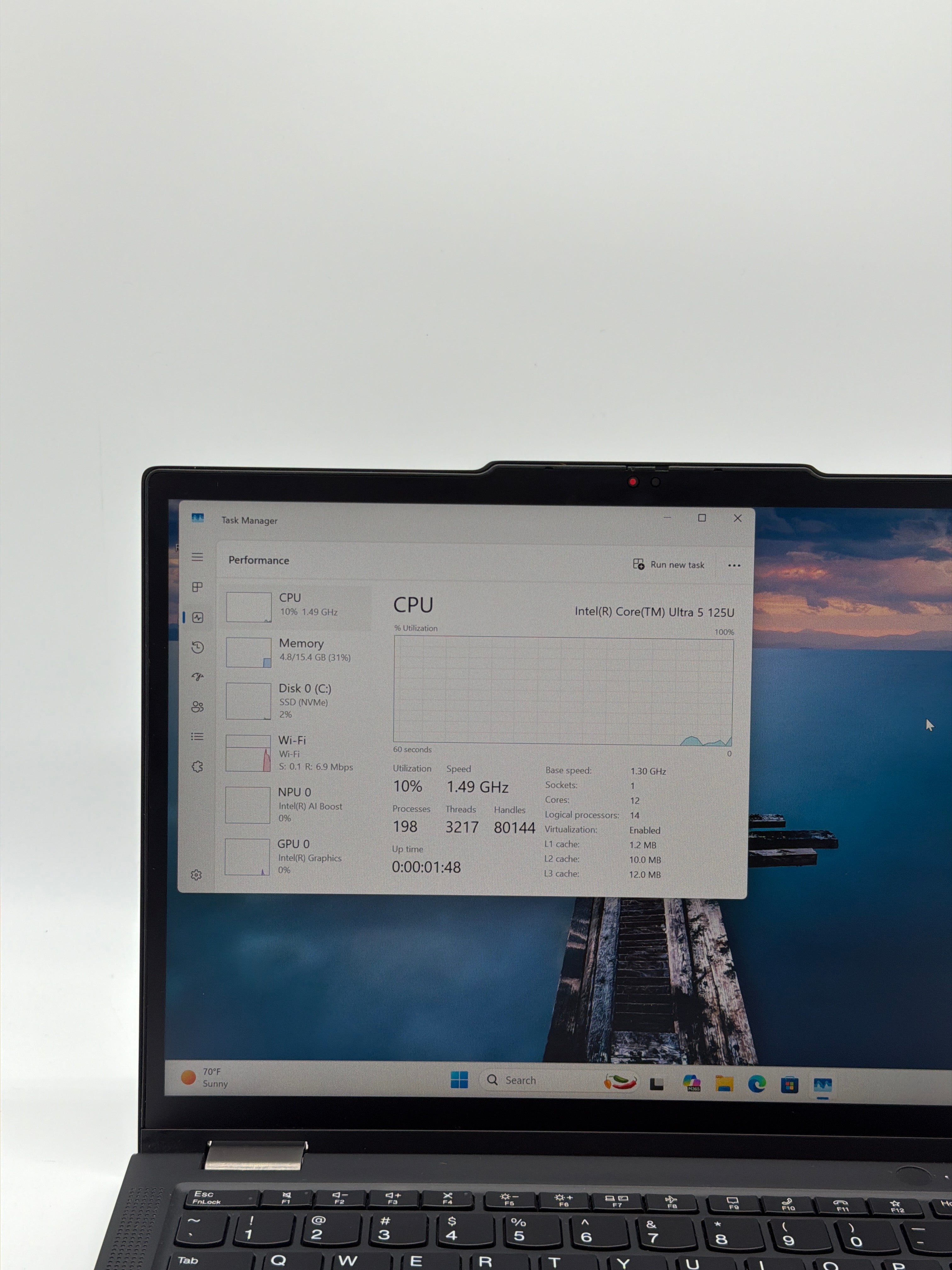 Lenovo ThinkPad X13 Gen 5 13.3 inch Laptop Intel Core Ultra 5 135U 16GB 512GB Black