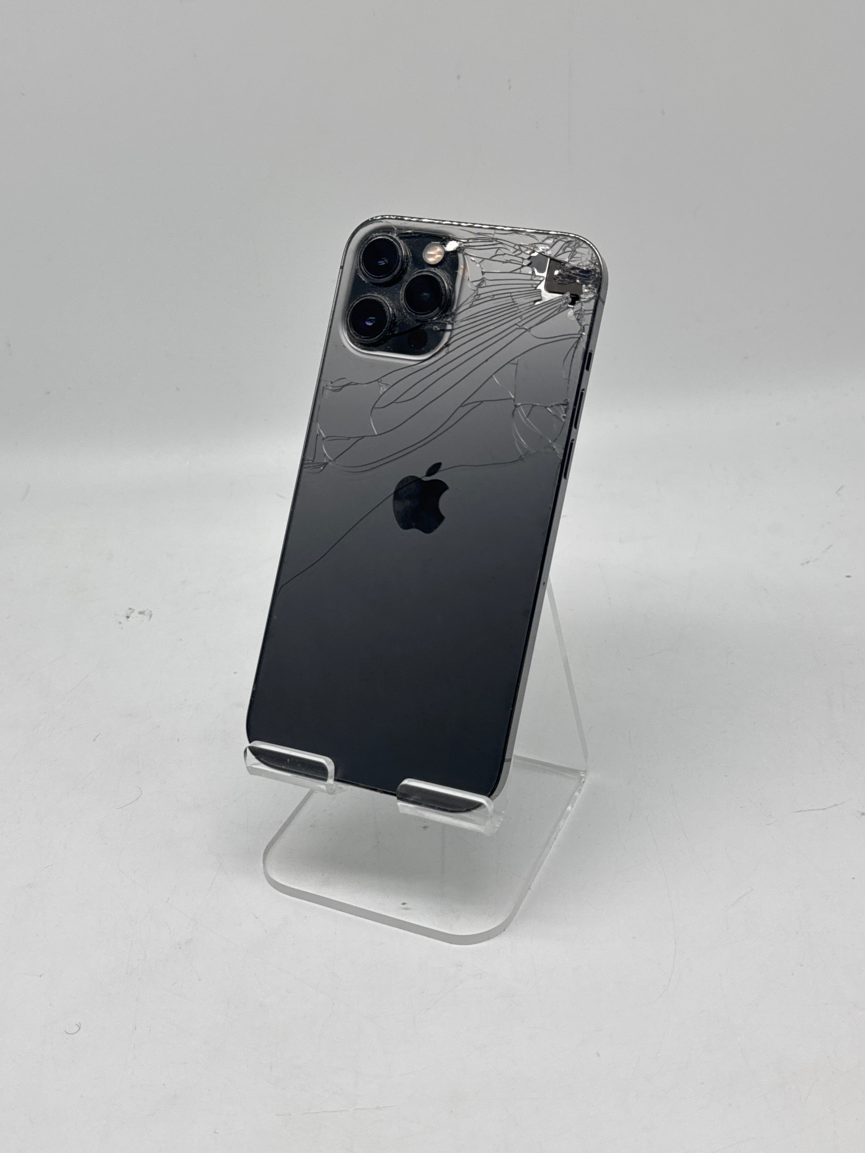 Apple iPhone 12 Pro Max 256GB Factory Unlocked - Cracked Back Bad LCD