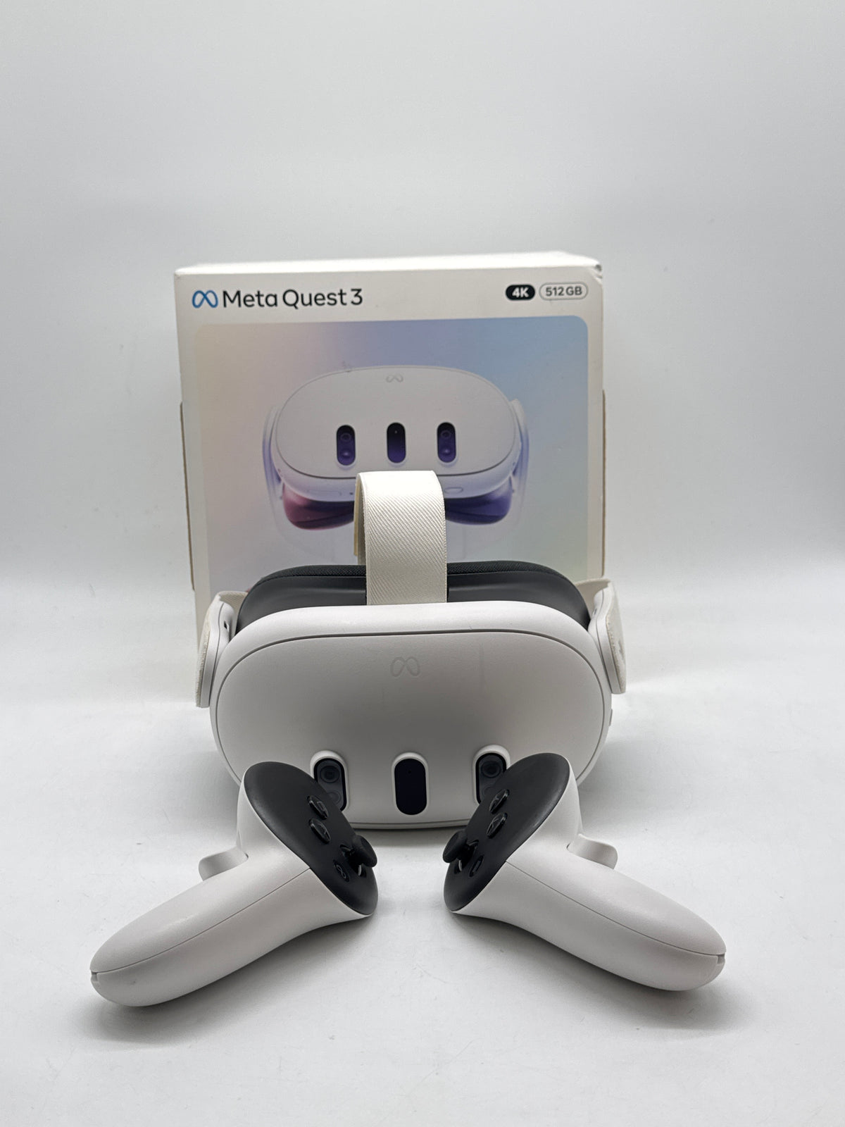 Meta Quest 3 512GB Standalone VR Headset White w/ Touch Plus Controllers