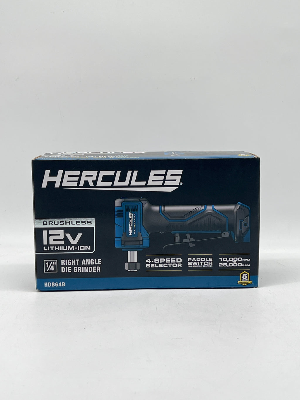 Hercules 59610 Die Grinder 12V Cordless Brushless 1/4" Right Angle - New