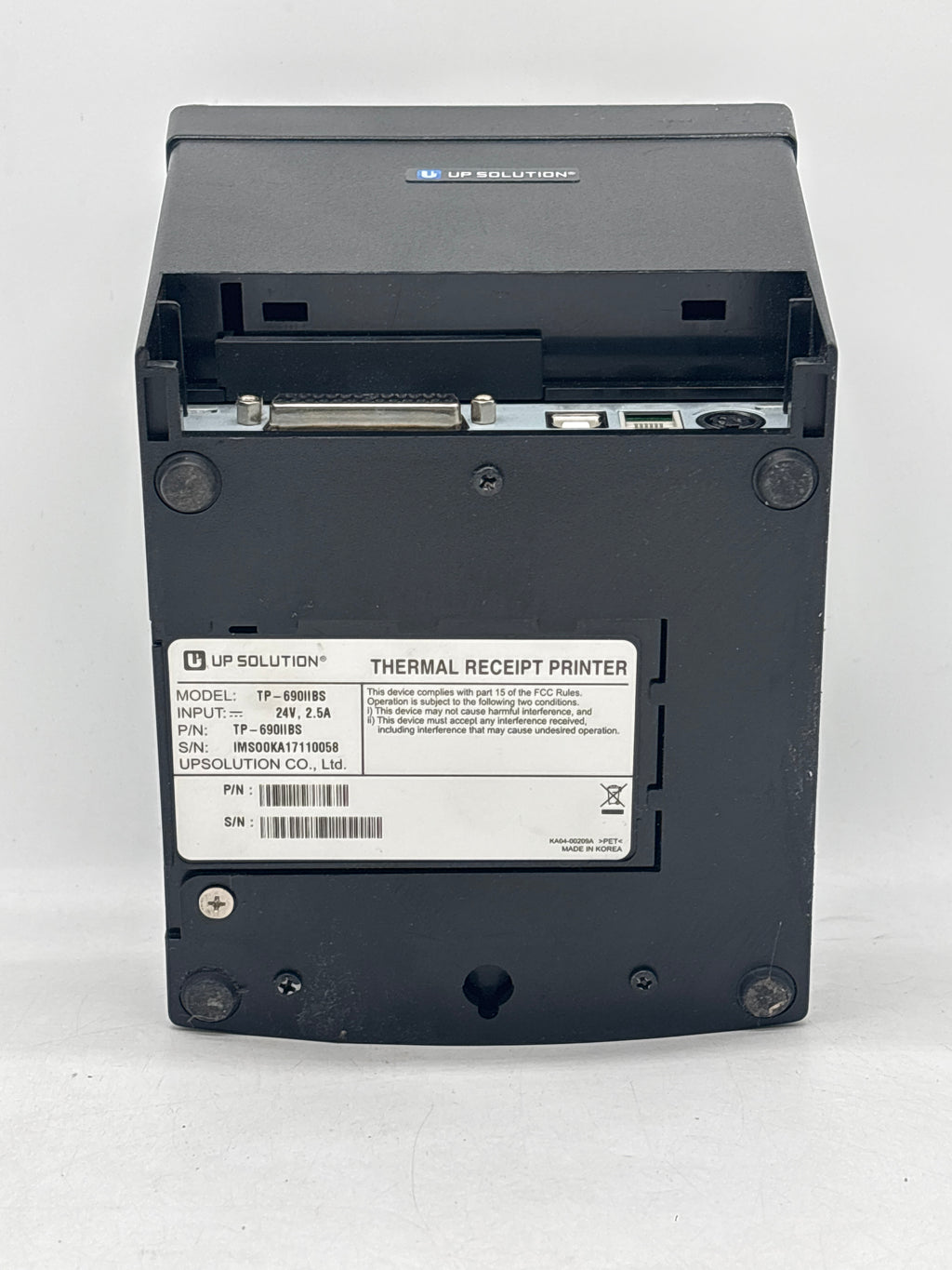 UP Solution TP-690IIBS Thermal Receipt Printer w/o Power Cord - Used