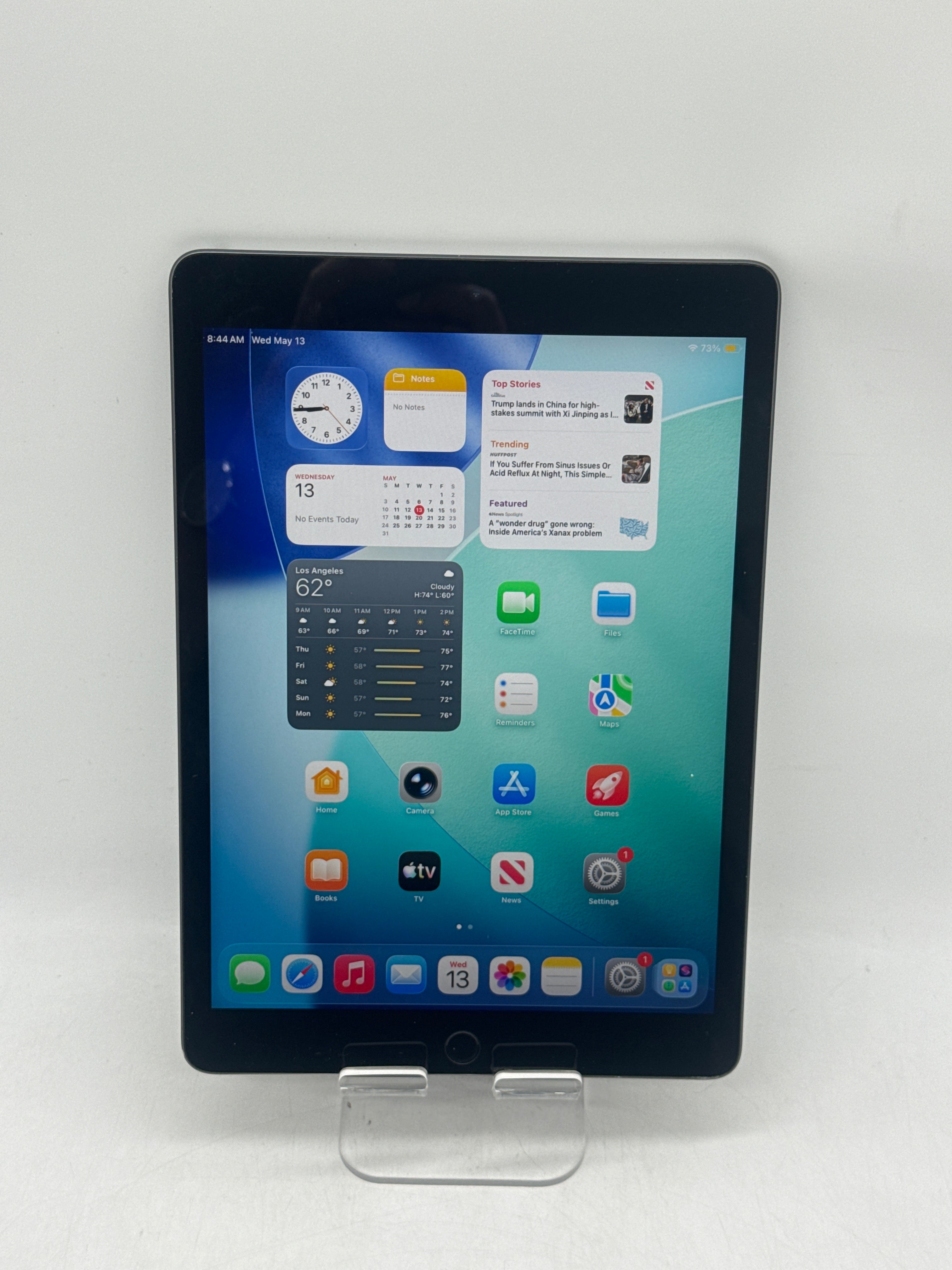 Apple iPad 9th Gen A2602 64GB Wi-Fi 10.2 in Space Gray Bent Frame