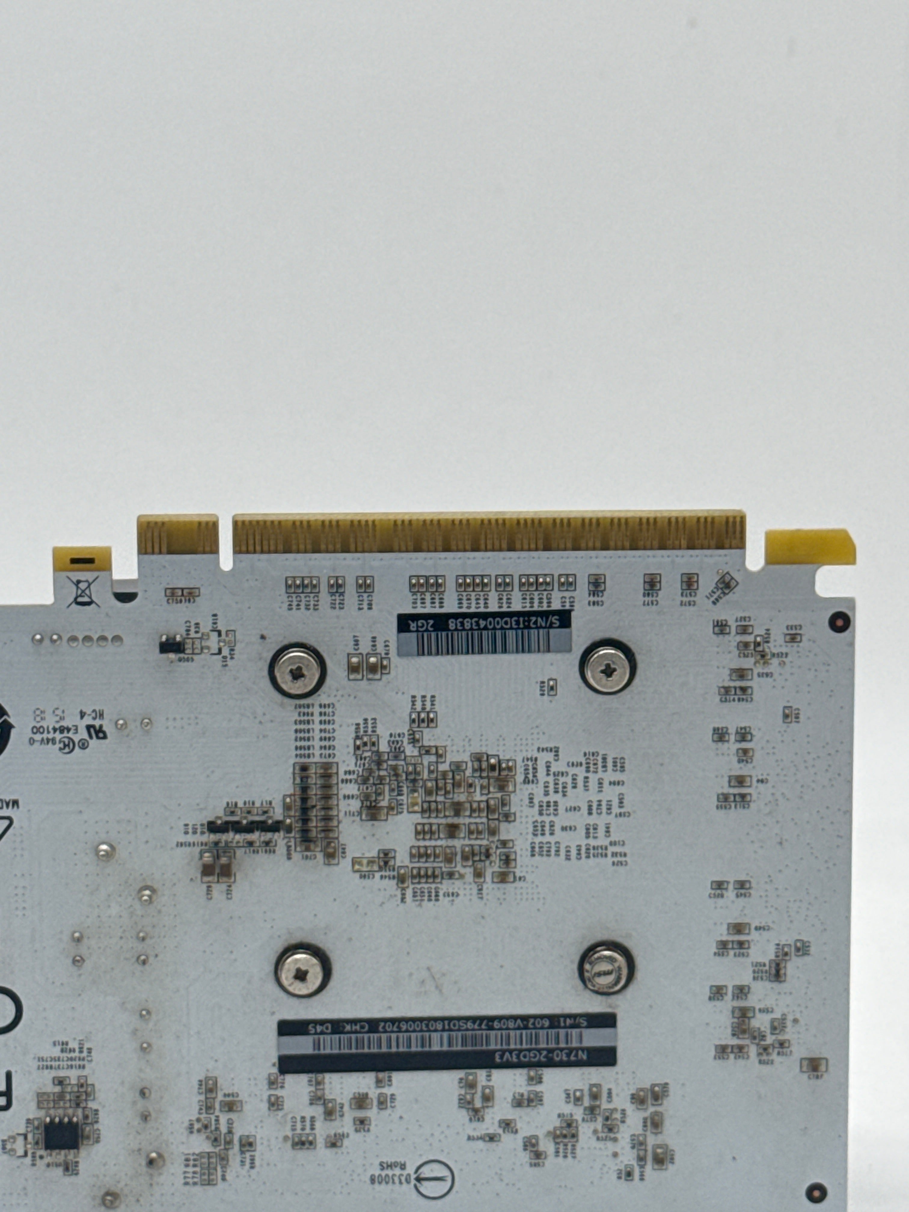 MSI NVIDIA GeForce GT 730 2GB DDR3 Graphics Card - Used