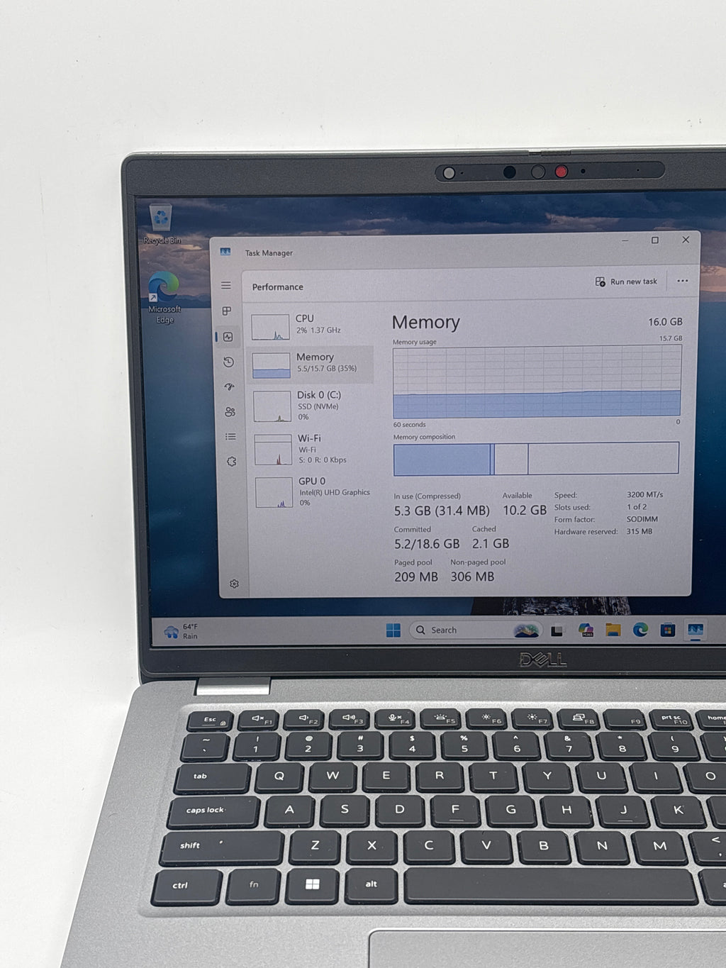Dell Latitude 5430 i5-1235U 16GB RAM 256GB SSD