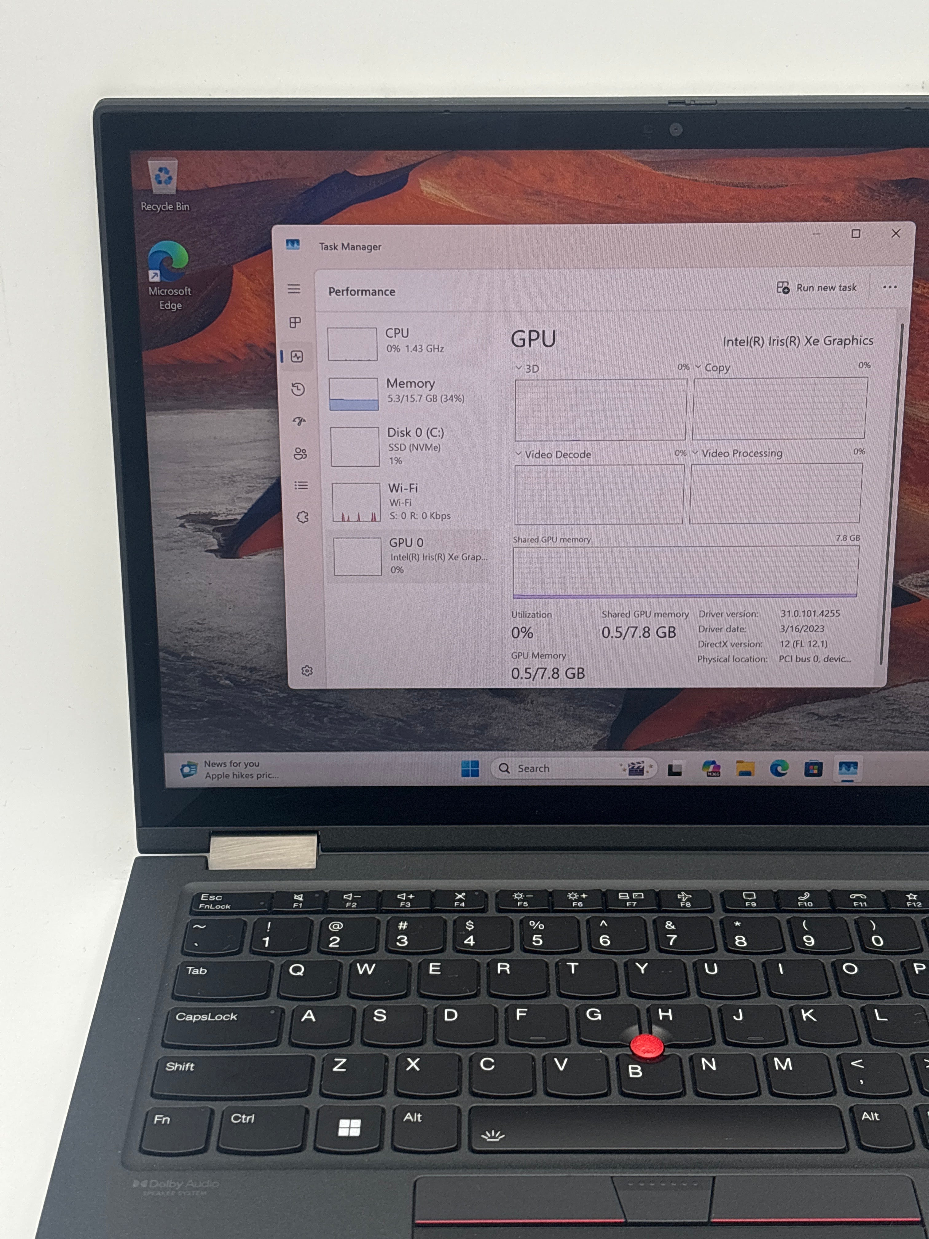 Lenovo ThinkPad X13 Yoga Gen 3 Intel i7-1265U 16GB RAM 512GB SSD