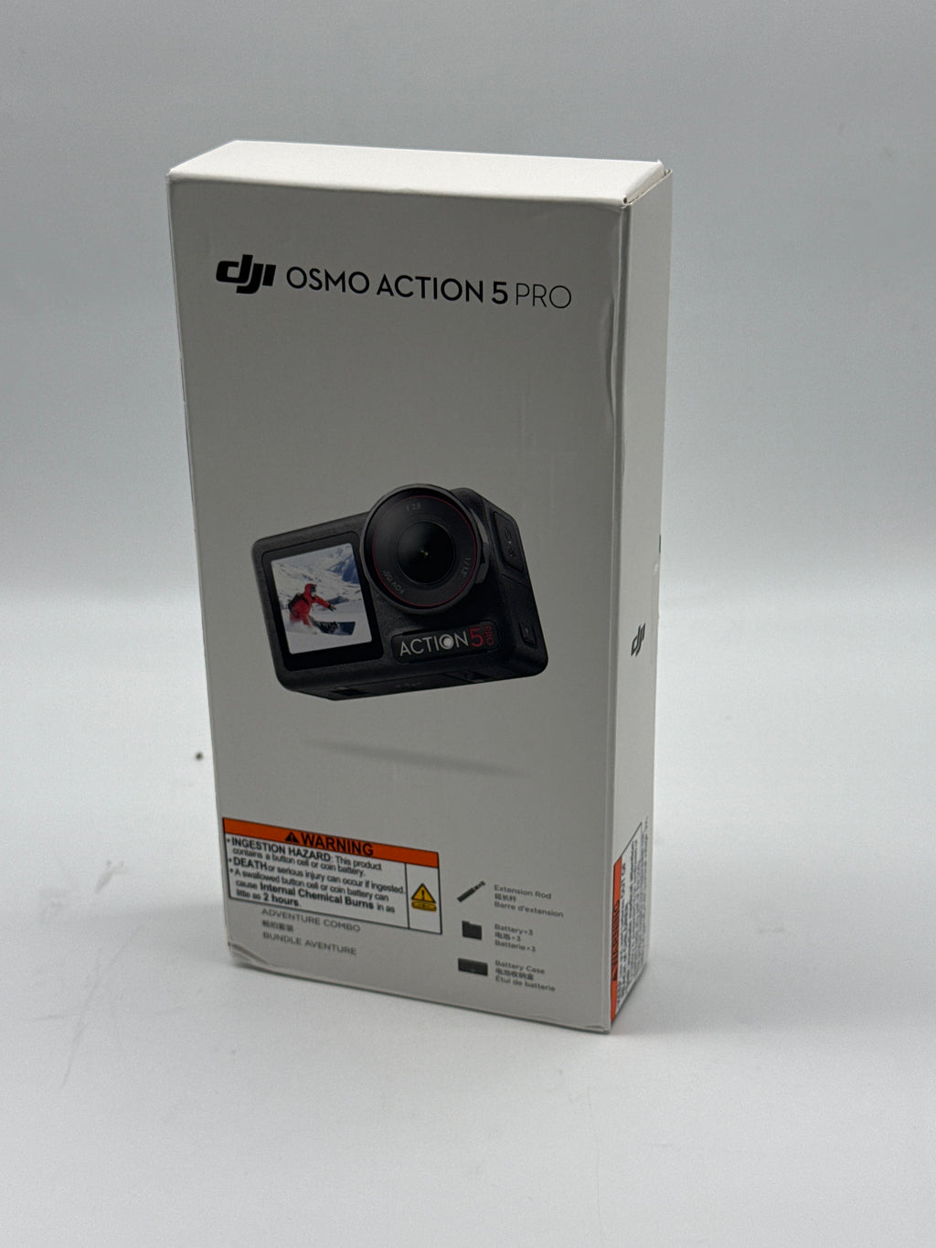 DJI Osmo Action 5 Pro Adventure Combo 4K Action Camera Black - Open Box