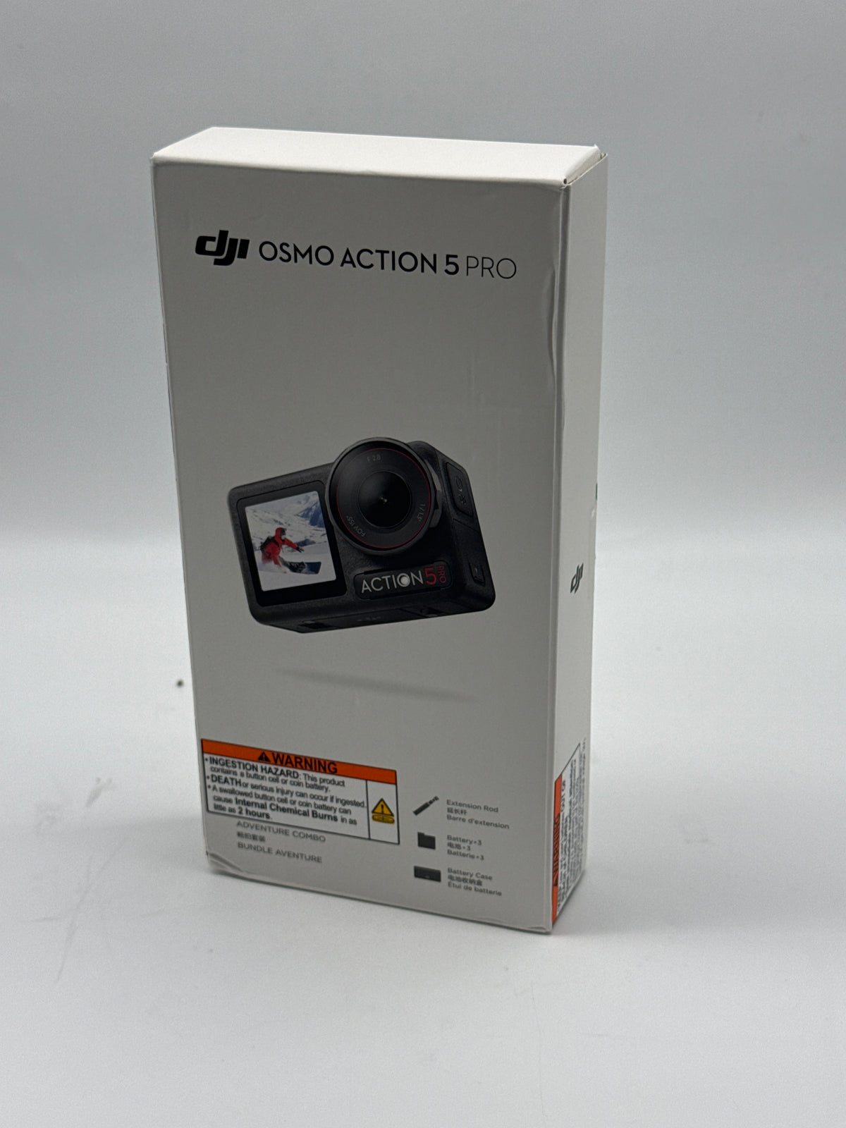 DJI Osmo Action 5 Pro Adventure Combo 4K Action Camera Black - Open Box
